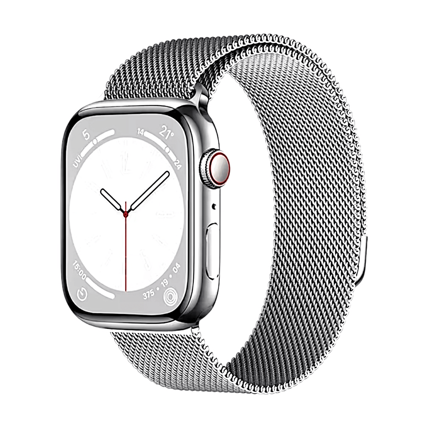 Milanese Mesh Steel Bracelet for Apple Watch Silver - Wrist Envy