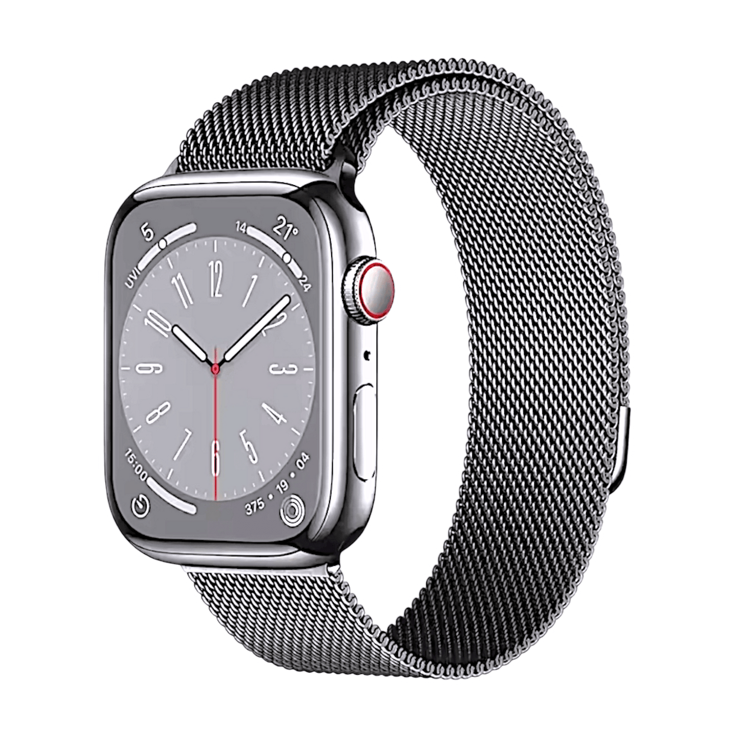 Milanese Mesh Steel Bracelet for Apple Watch Space Grey - Wrist Envy