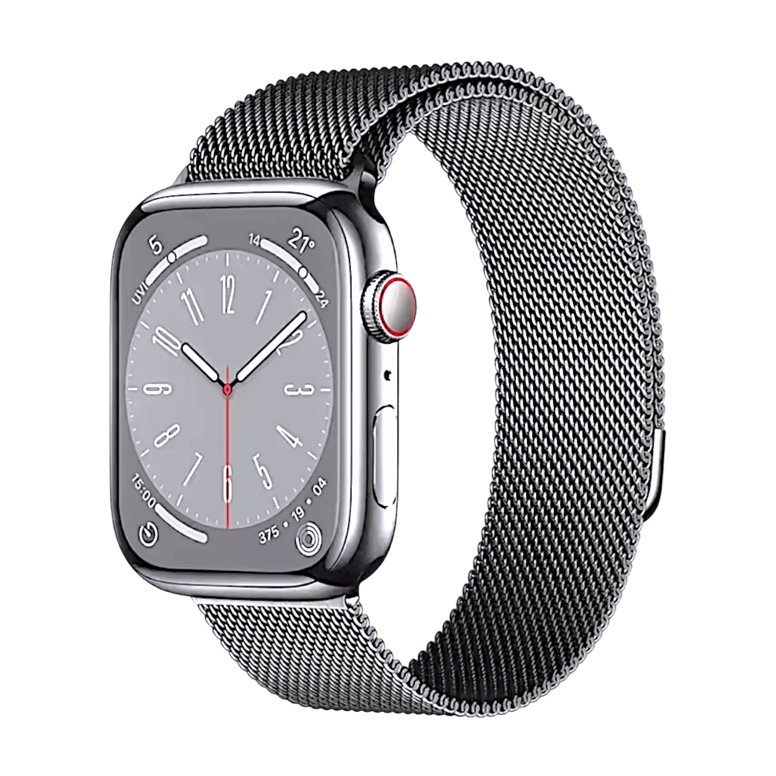 Milanese Mesh Steel Bracelet for Apple Watch Space Grey - Wrist Envy