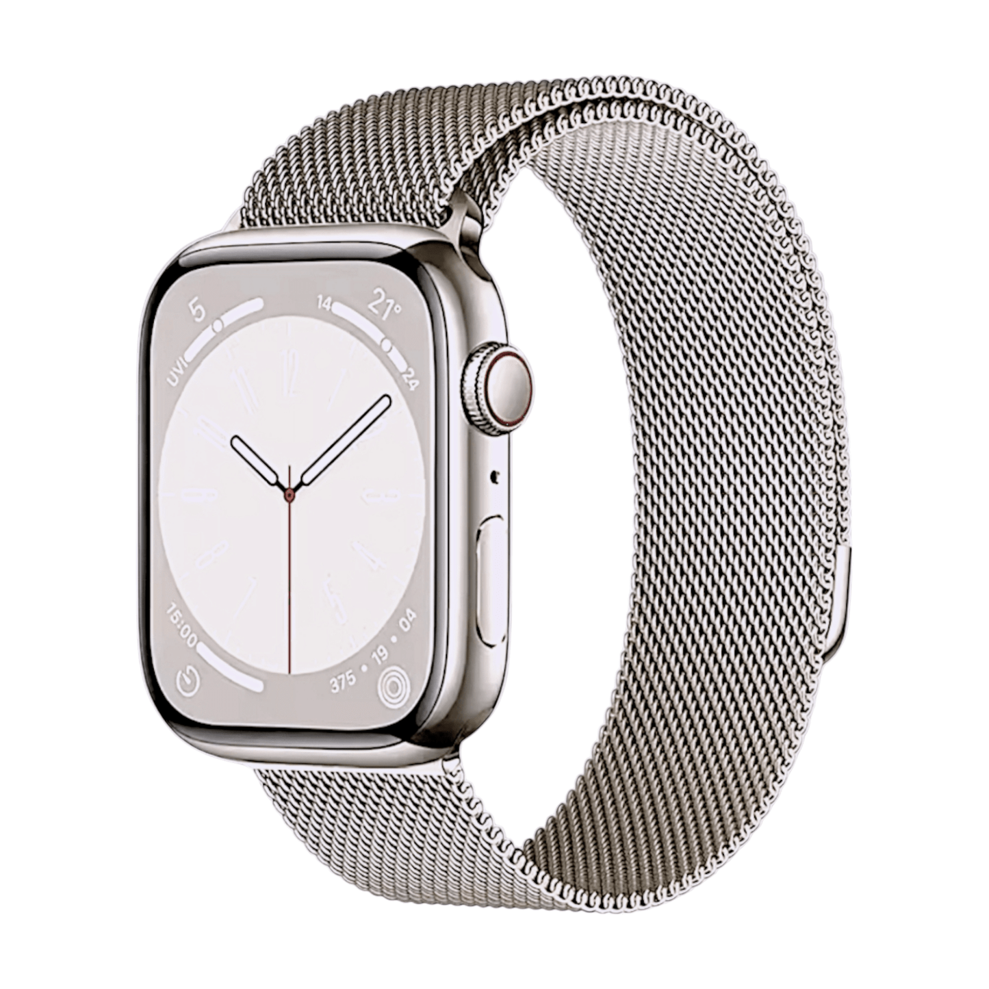 Milanese Mesh Steel Bracelet For Apple Watch Starlight - Wrist Envy