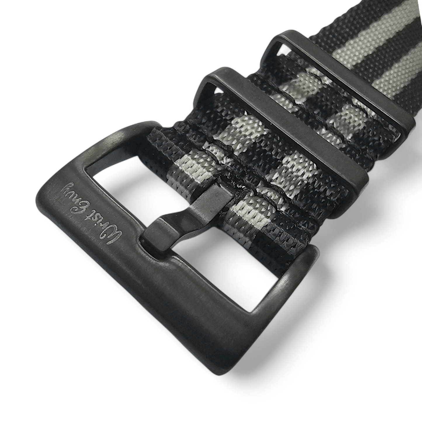 Nylon 1.4mm Thick Military Watch Strap Black Buckle James Bond 007 20mm 22mm - Wrist Envy
