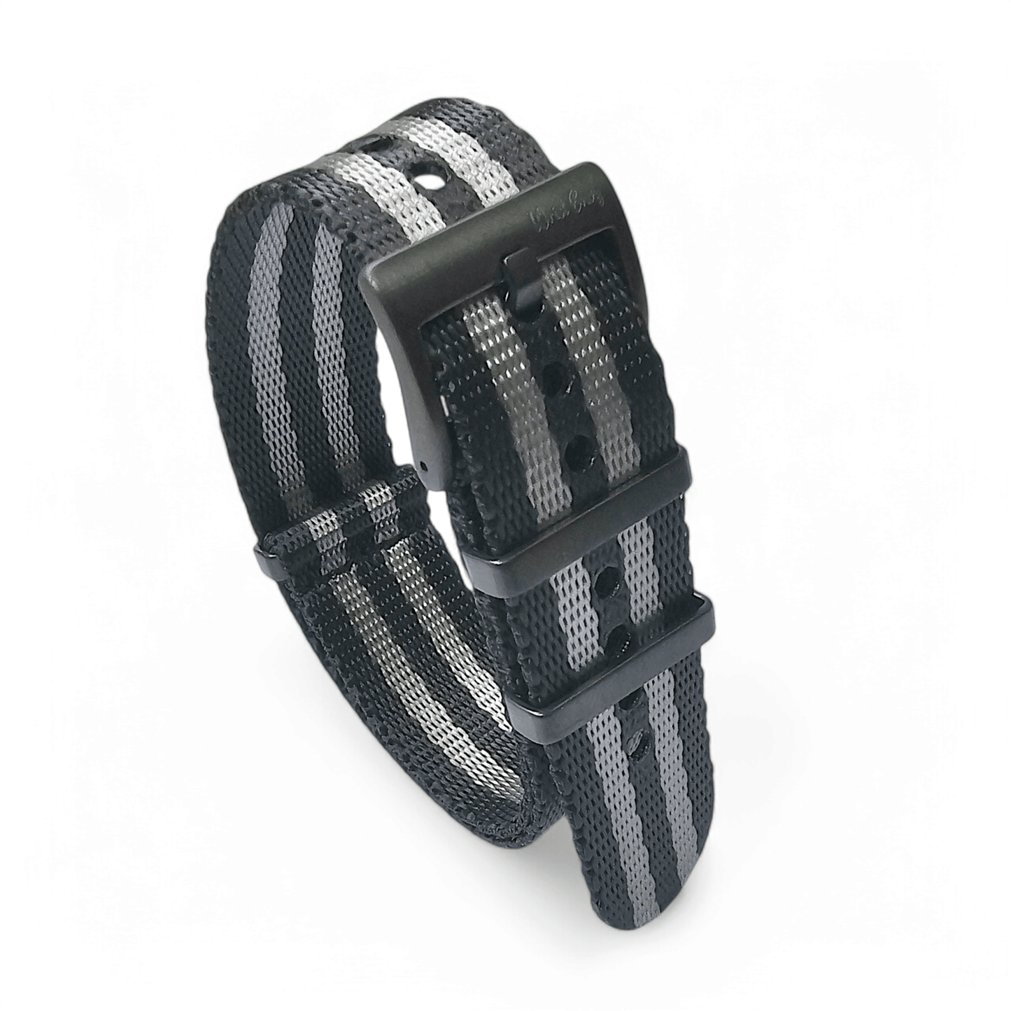 Nylon 1.4mm Thick Military Watch Strap Black Buckle James Bond 007 20mm 22mm - Wrist Envy