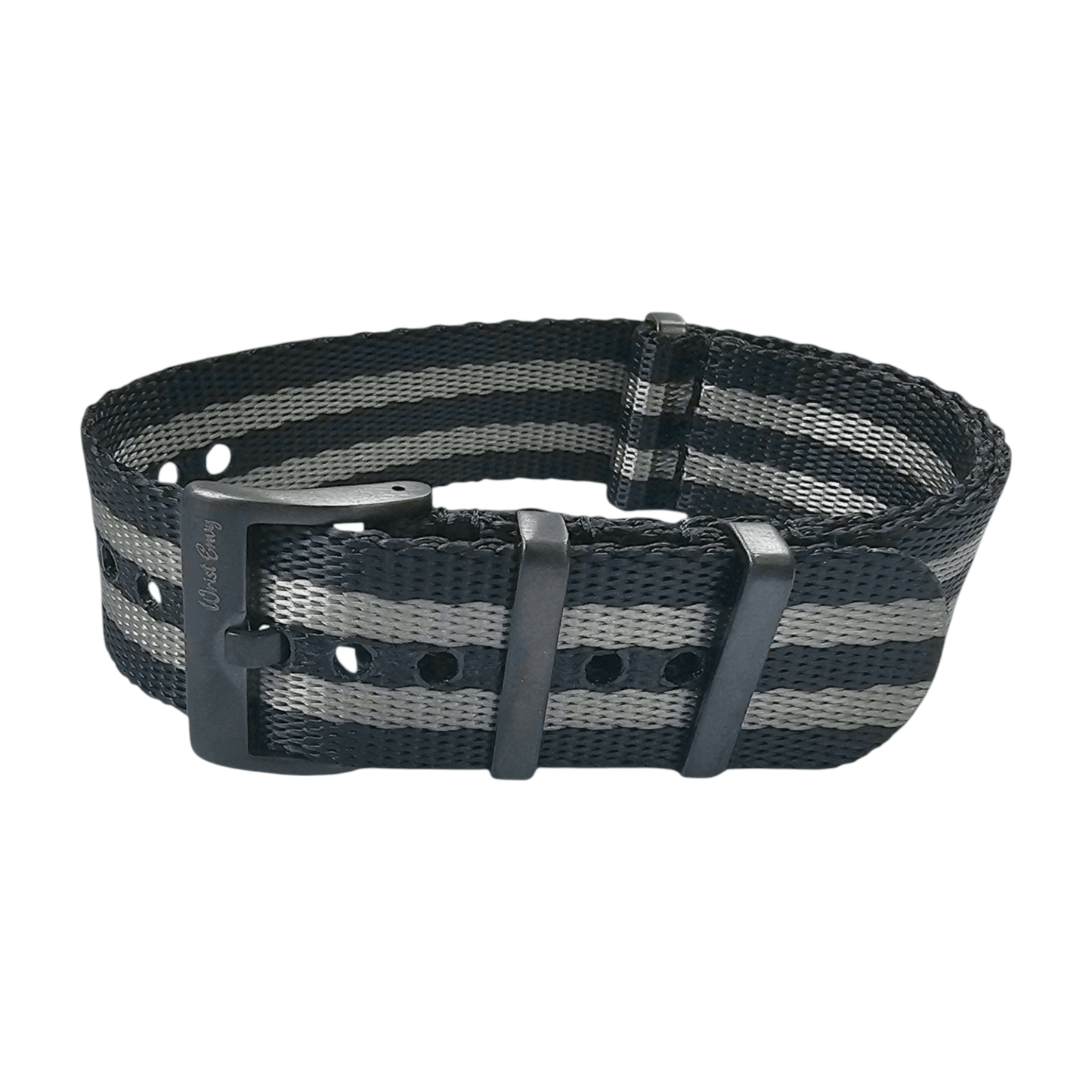 Nylon 1.4mm Thick Military Watch Strap Black Buckle James Bond 007 20mm 22mm - Wrist Envy