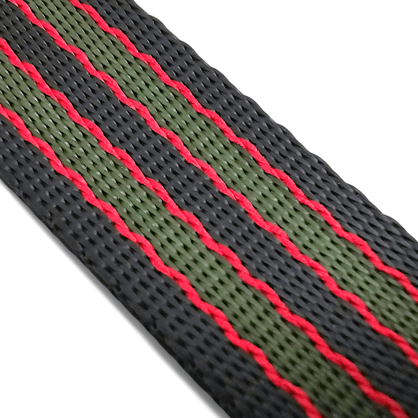 Nylon 1.4mm Thick Military Watch Strap James Bond 007 Black Red Green 20mm 22mm - Wrist Envy