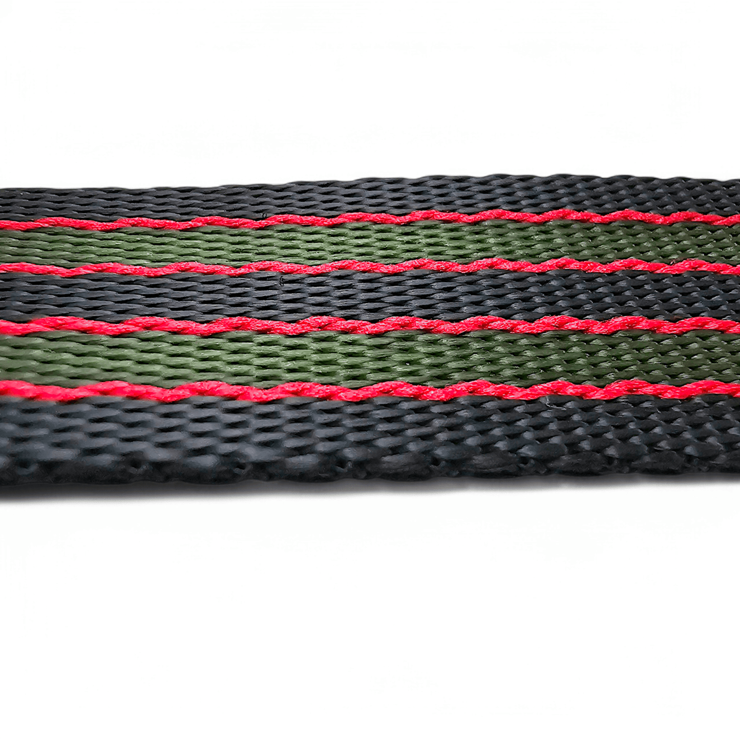 Nylon 1.4mm Thick Military Watch Strap James Bond 007 Black Red Green 20mm 22mm - Wrist Envy