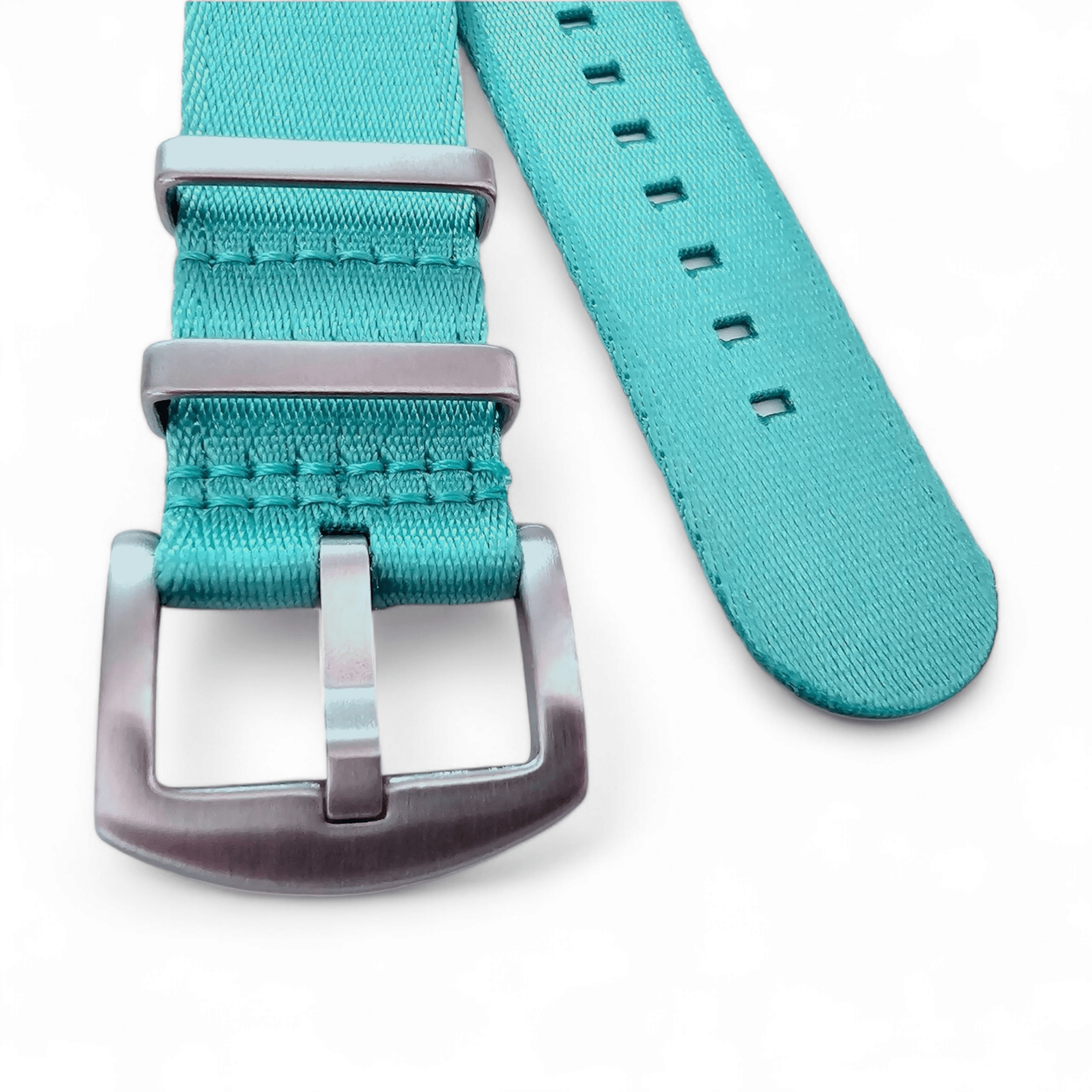 Nylon Military Watch Strap Light Blue 20mm 22mm - Wrist Envy