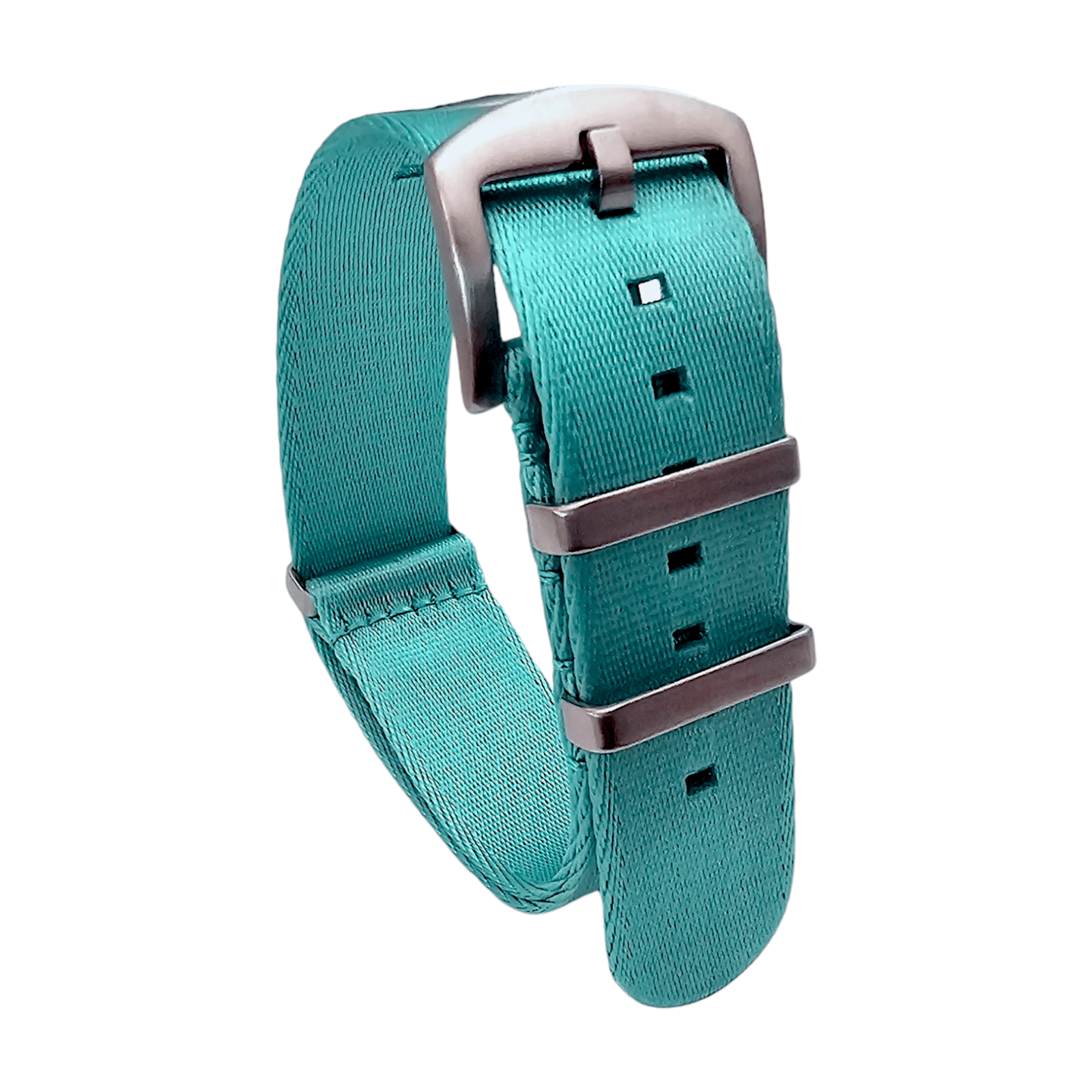 Nylon Military Watch Strap Light Blue 20mm 22mm - Wrist Envy