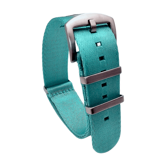 Nylon Military Watch Strap Light Blue 20mm 22mm - Wrist Envy