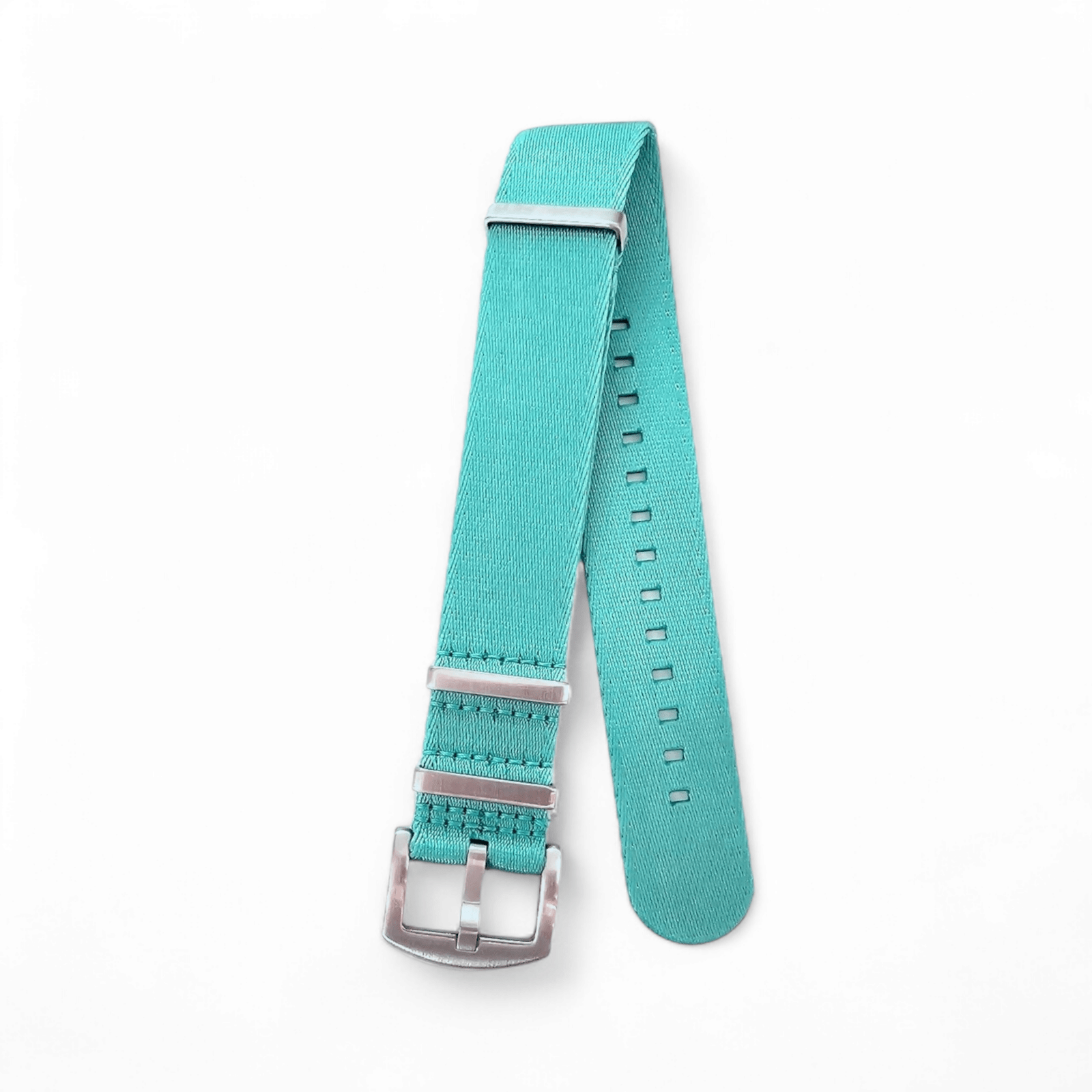 Nylon Military Watch Strap Light Blue 20mm 22mm - Wrist Envy