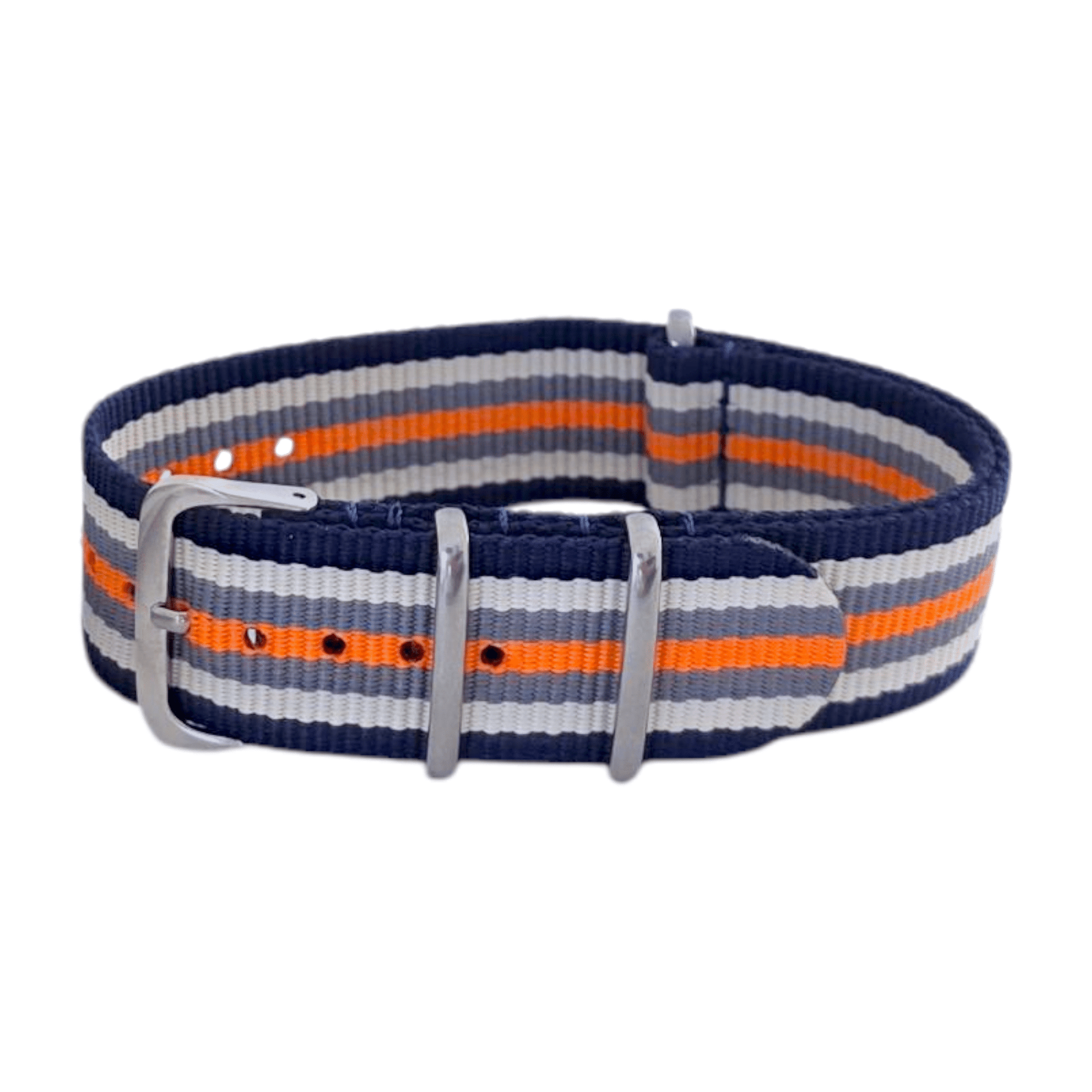 Nylon Militory Watch Strap Blue Khaki Grey Orange 18mm 20mm 22mm - Wrist Envy