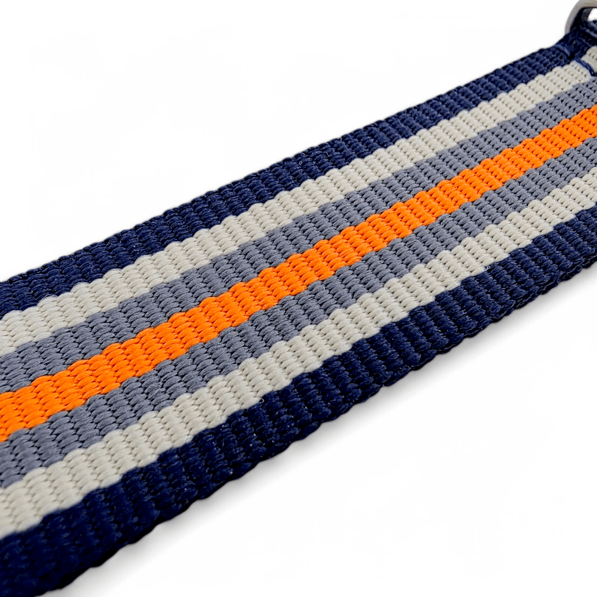 Nylon Militory Watch Strap Blue Khaki Grey Orange 18mm 20mm 22mm - Wrist Envy