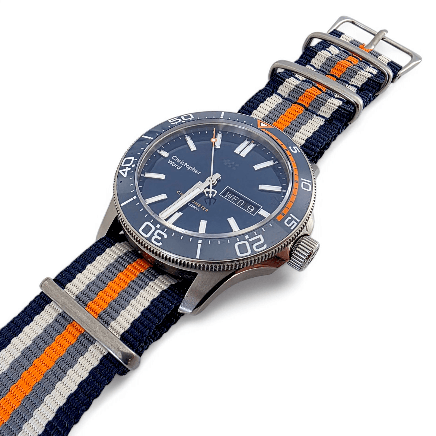 Nylon Militory Watch Strap Blue Khaki Grey Orange 18mm 20mm 22mm - Wrist Envy