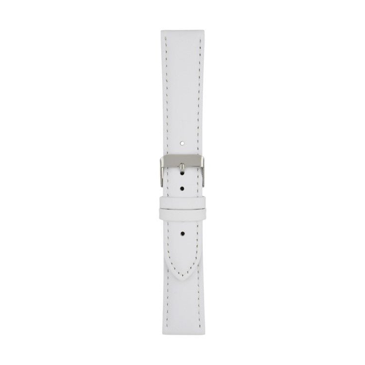 Padded Leather Watch Strap 8mm to 30mm White - Wrist Envy