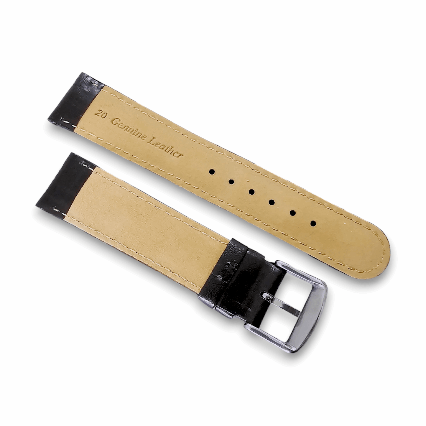 Padded Luxury Leather Watch Strap Band Mens Womens Ladies 8mm to 26mm - Wrist Envy