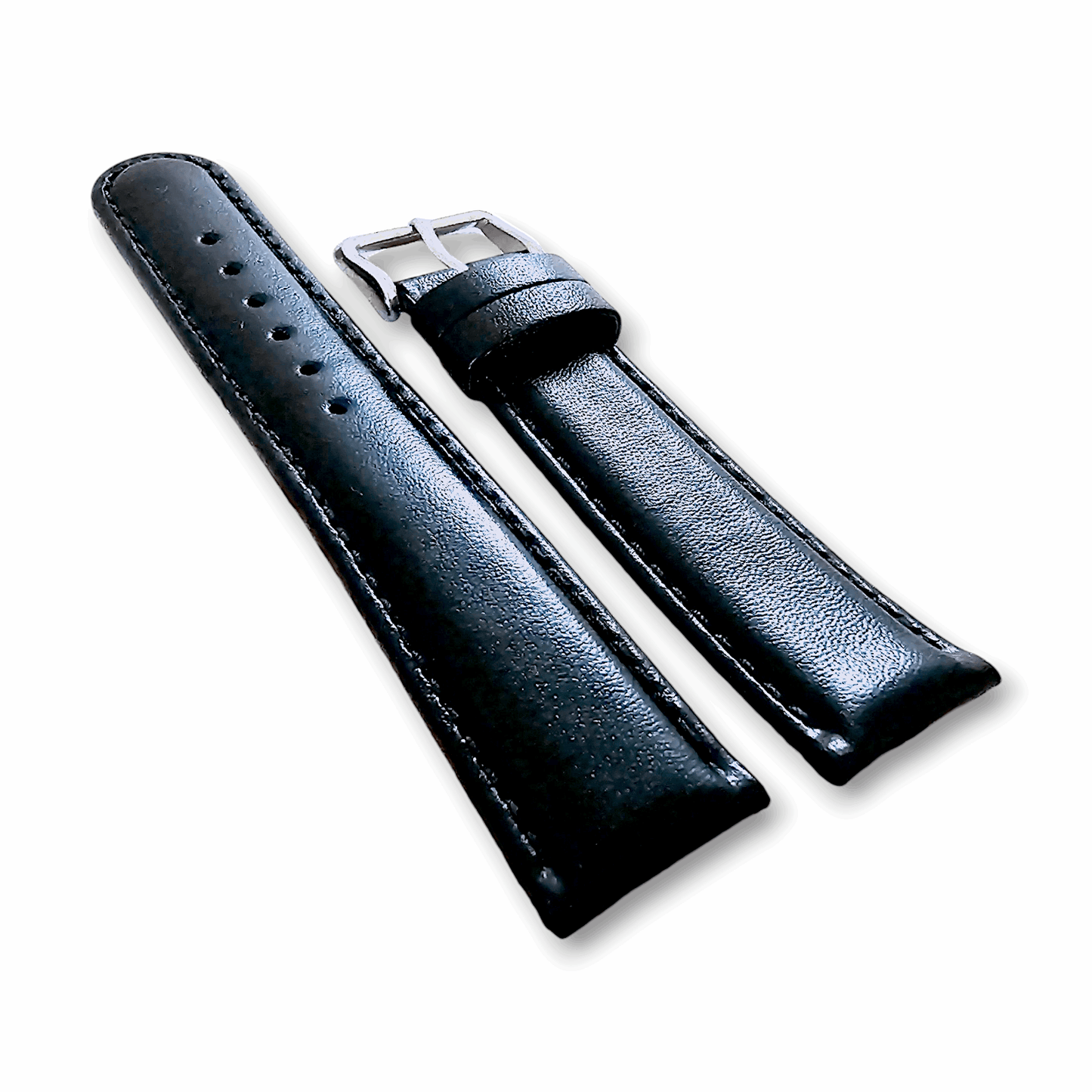 Padded Luxury Leather Watch Strap Band Mens Womens Ladies 8mm to 26mm - Wrist Envy