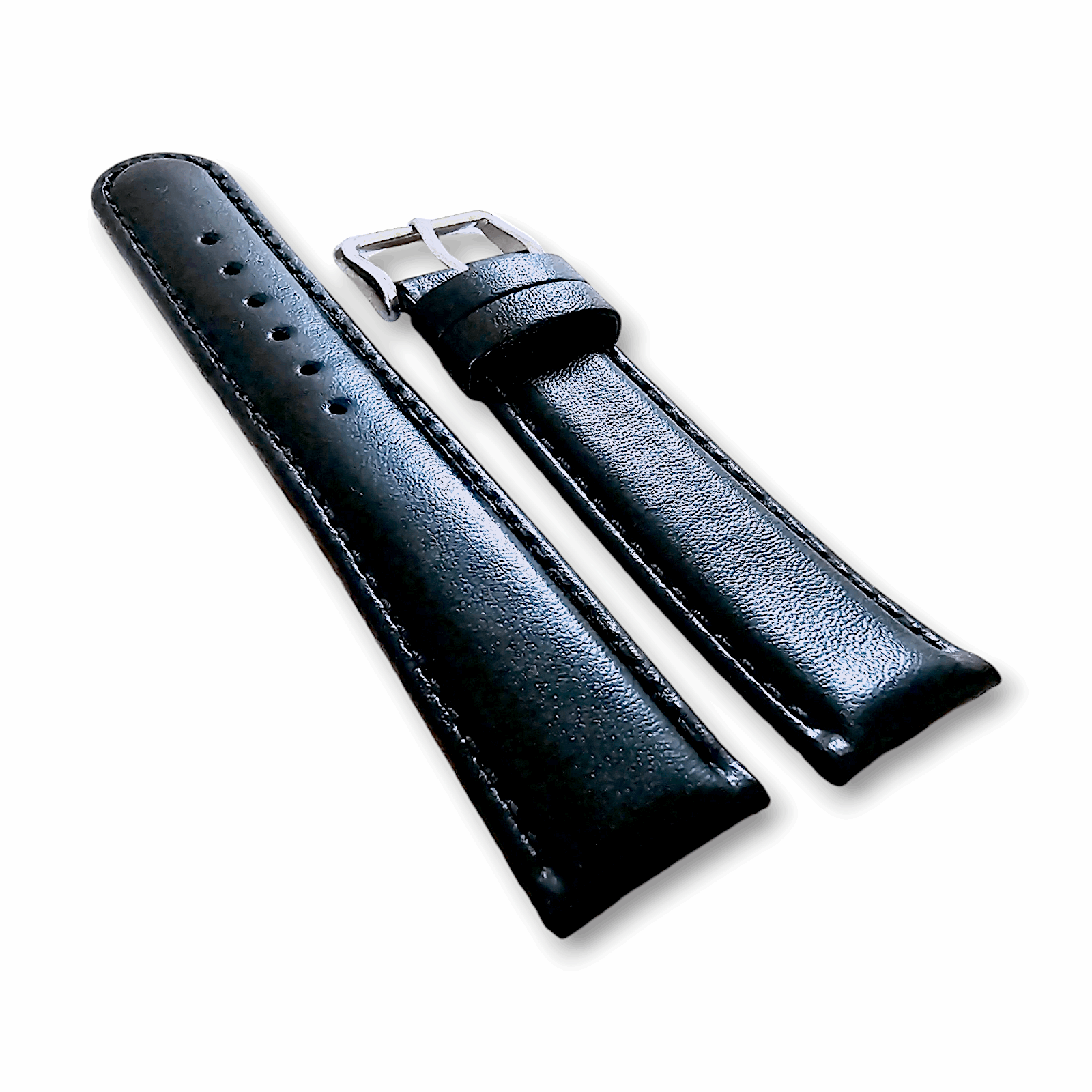 Padded Luxury Leather Watch Strap Band Mens Womens Ladies 8mm to 26mm - Wrist Envy