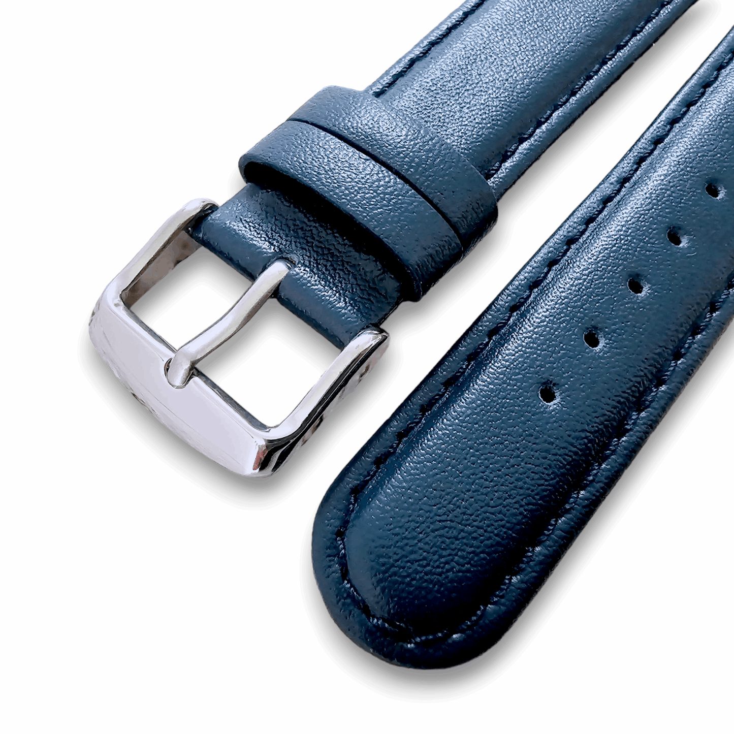 Padded Luxury Leather Watch Strap Band Mens Womens Ladies 8mm to 26mm - Wrist Envy