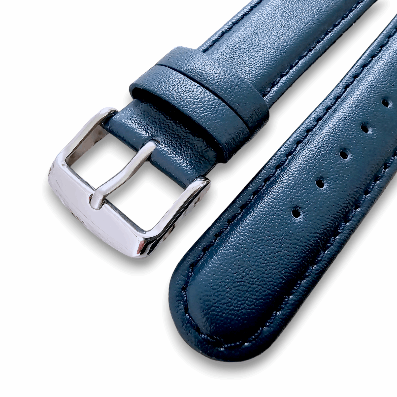 Padded Luxury Leather Watch Strap Band Mens Womens Ladies 8mm to 26mm - Wrist Envy