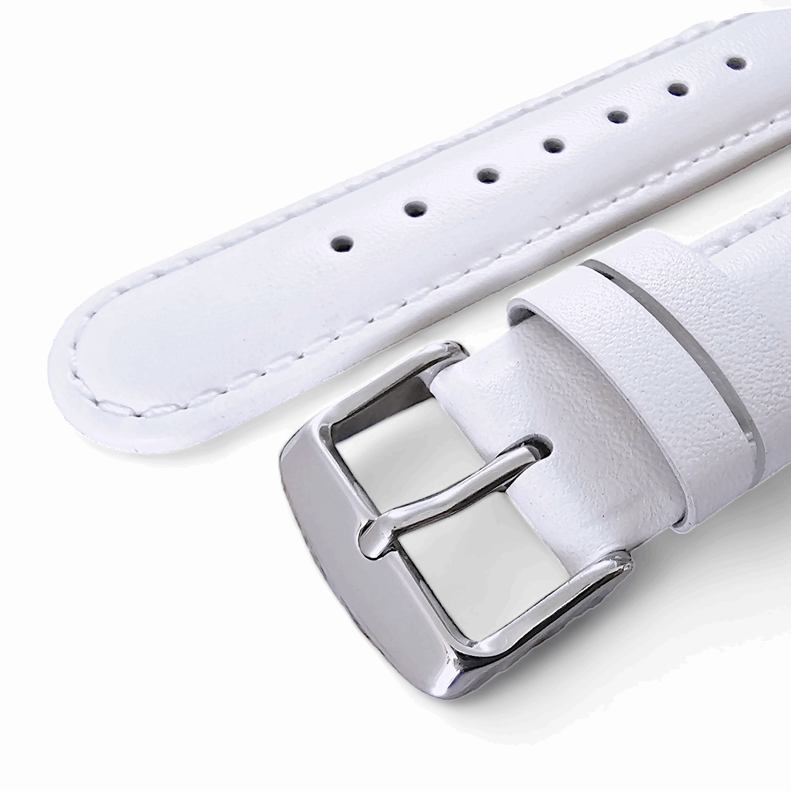 Padded Luxury Leather Watch Strap Band Mens Womens Ladies 8mm to 26mm - Wrist Envy
