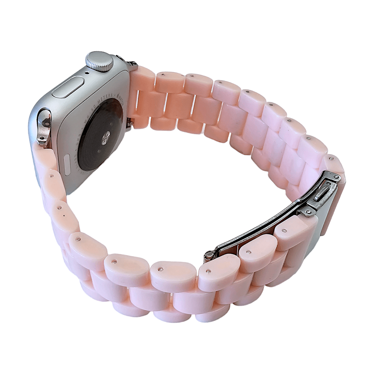 Pastel Pink Resin bracelet for Apple Watch Strap Band - Wrist Envy
