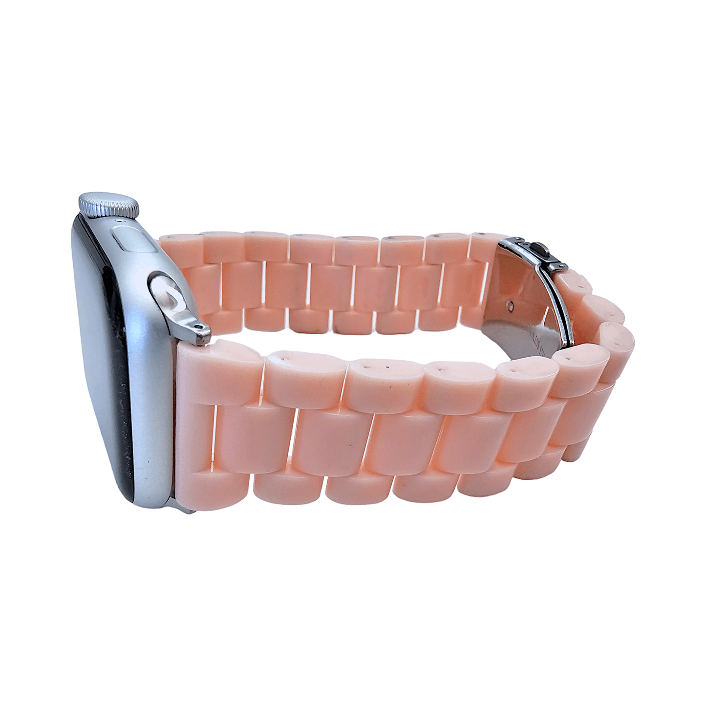 Pastel Pink Resin bracelet for Apple Watch Strap Band - Wrist Envy