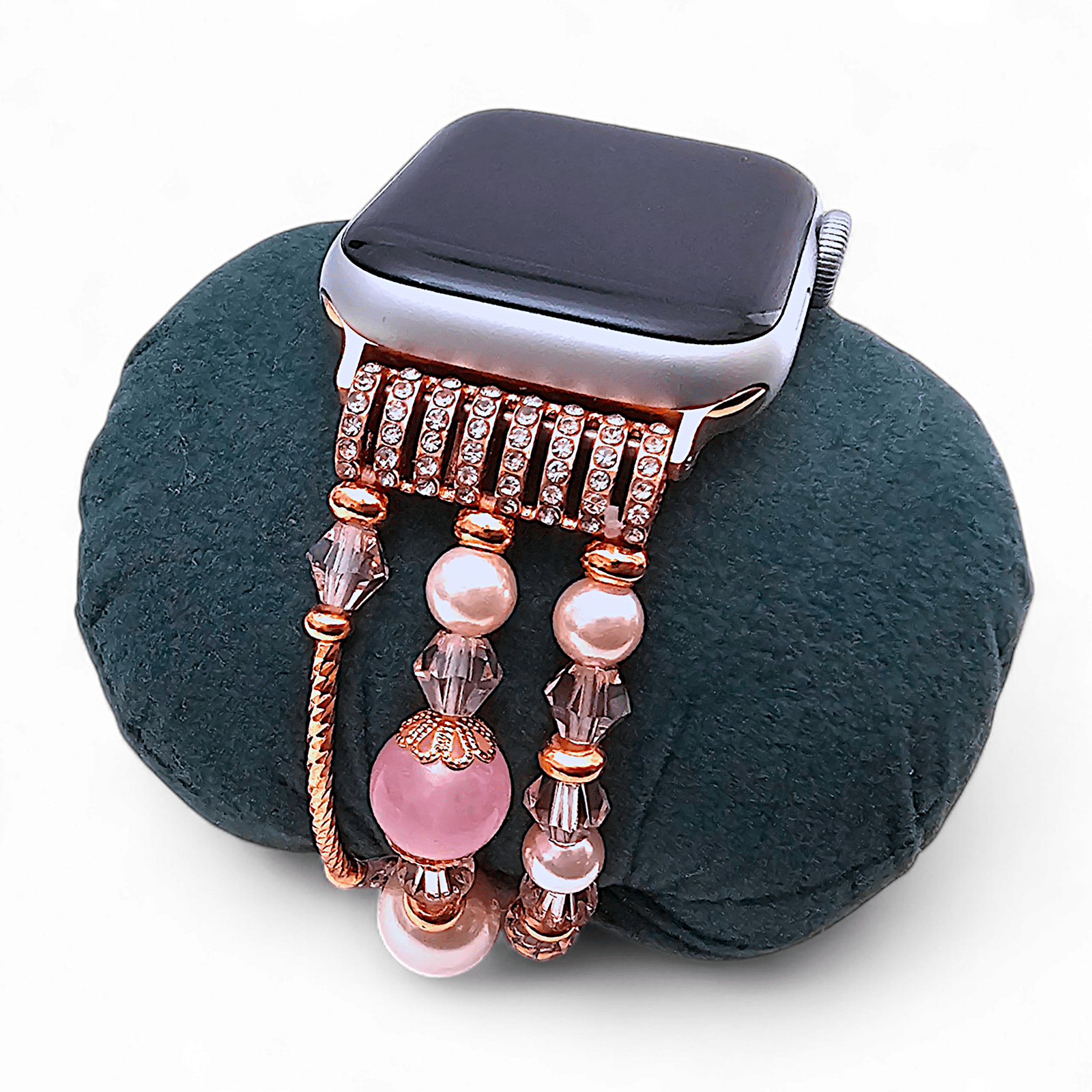 Pearl Charm Bracelet for Apple Watch Rose Gold - Wrist Envy