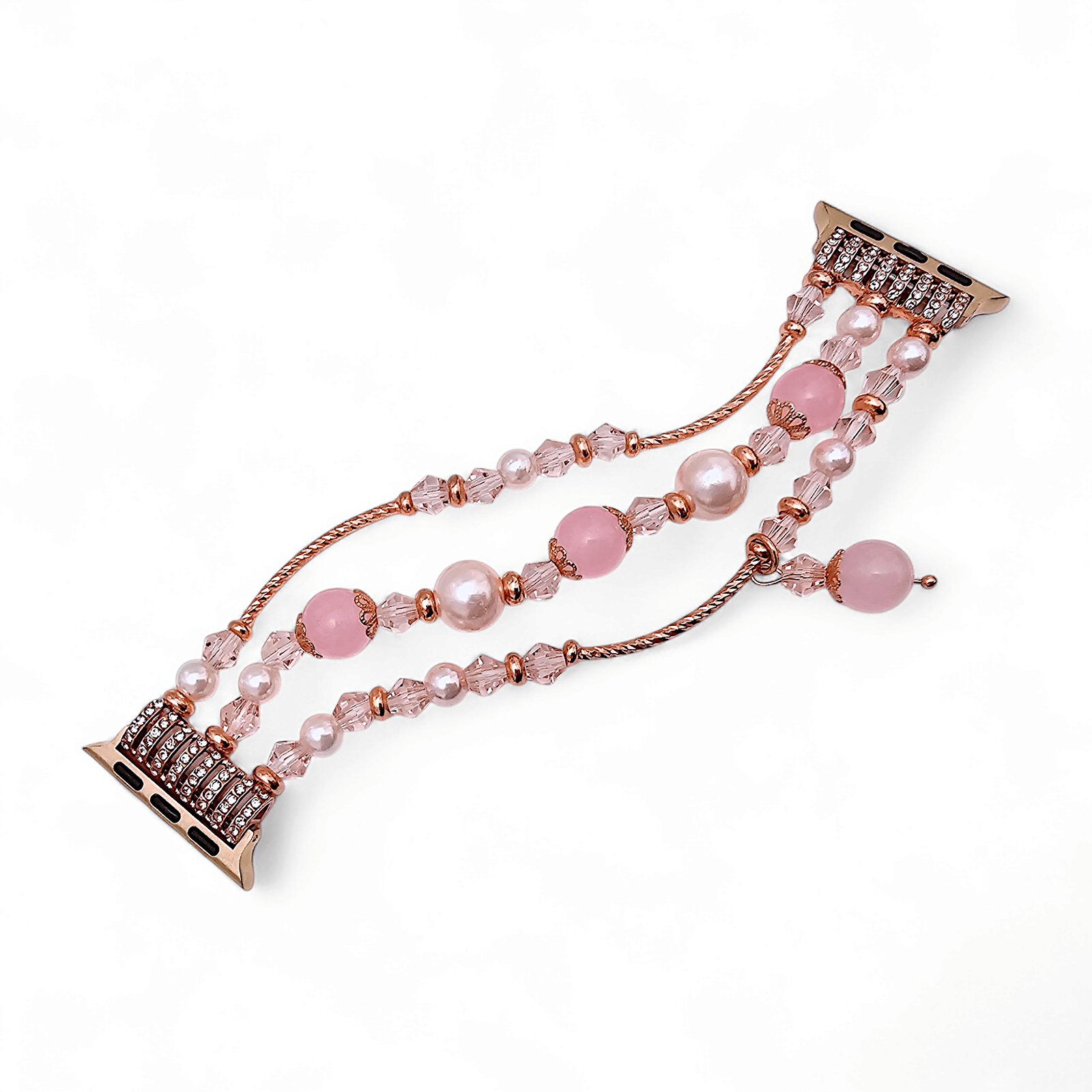 Pearl Charm Bracelet for Apple Watch Rose Gold - Wrist Envy