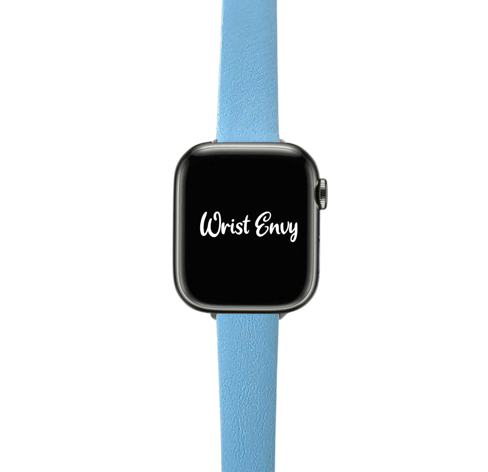 Piu Bello Italian Leather Strap for Apple Watch Baby Blue - Wrist Envy