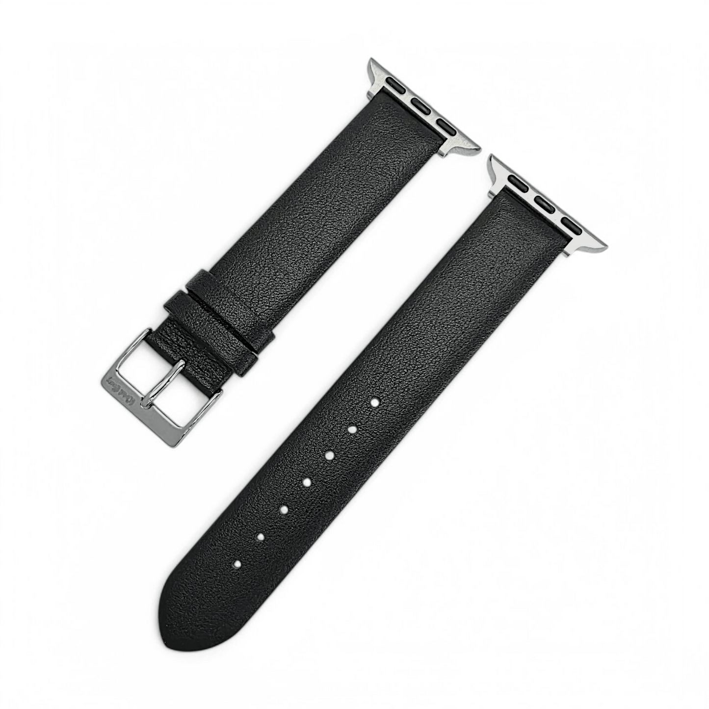 Piu Bello Italian Leather Strap for Apple Watch Black - Wrist Envy