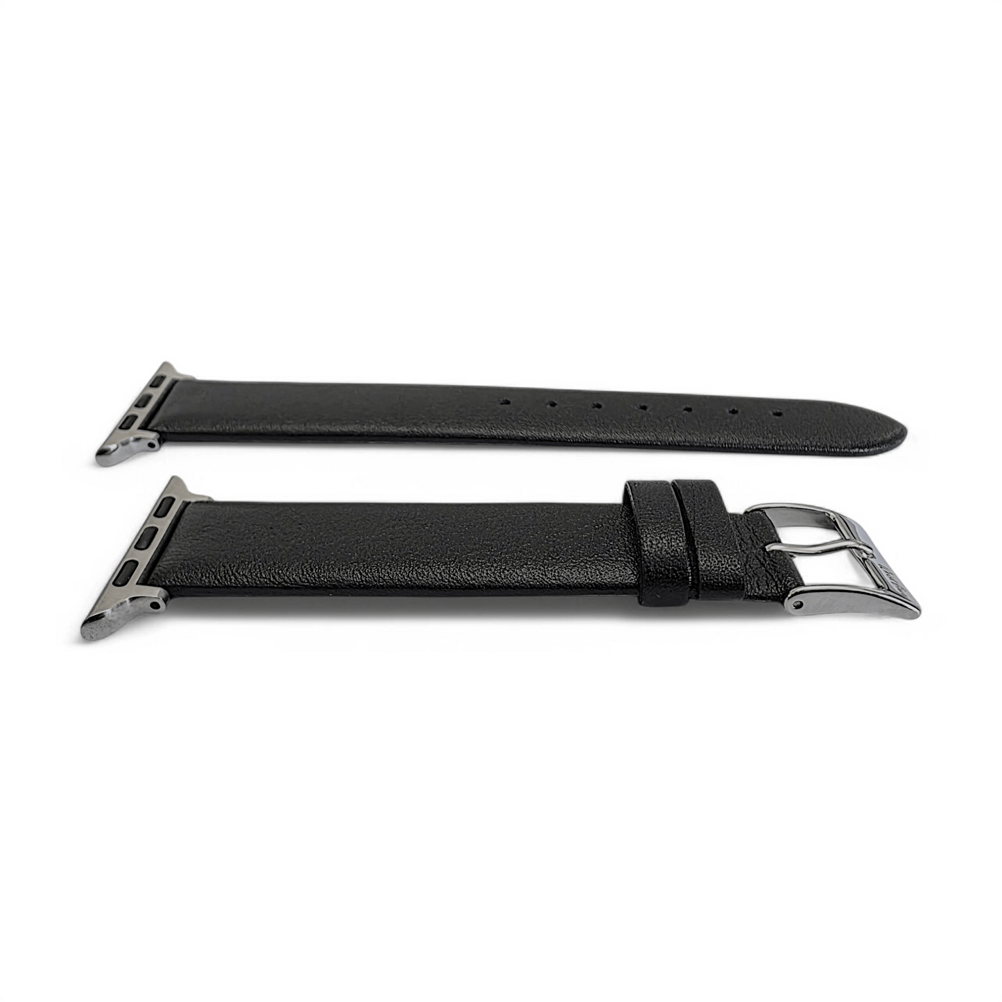 Piu Bello Italian Leather Strap for Apple Watch Black - Wrist Envy