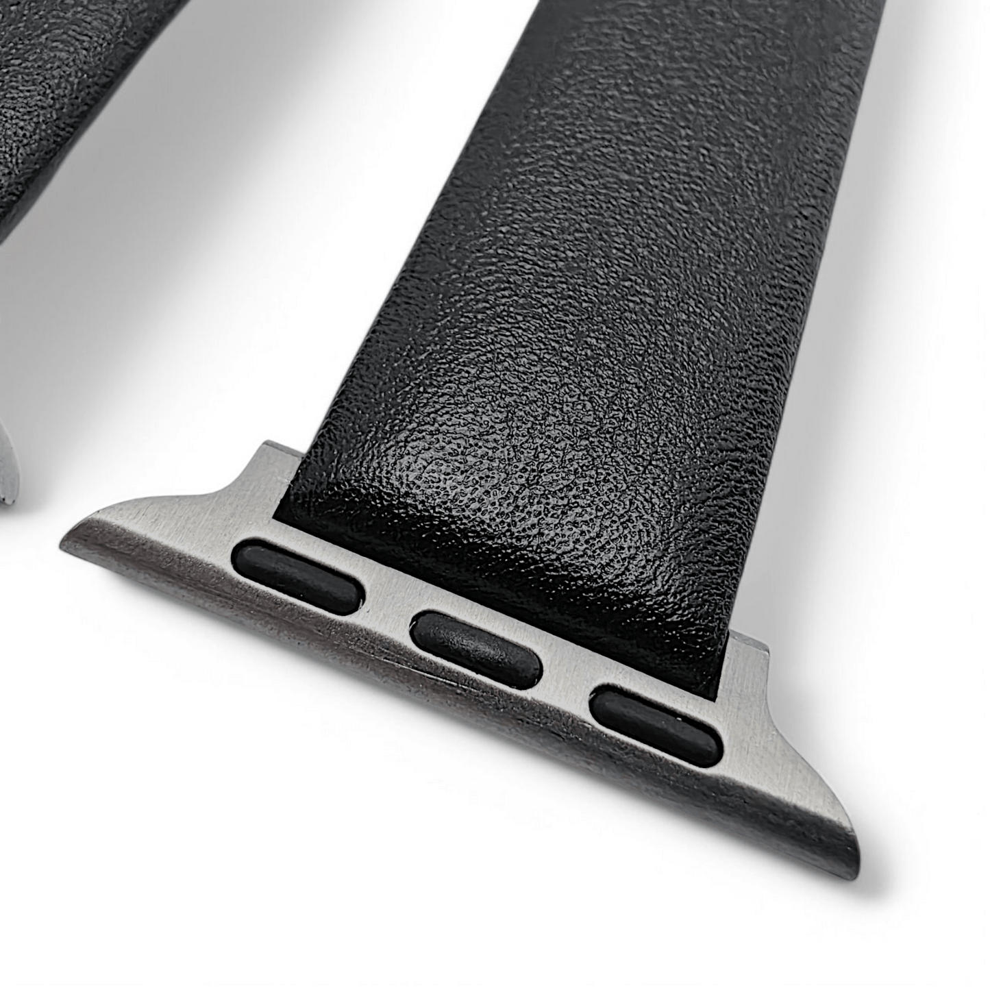Piu Bello Italian Leather Strap for Apple Watch Black - Wrist Envy