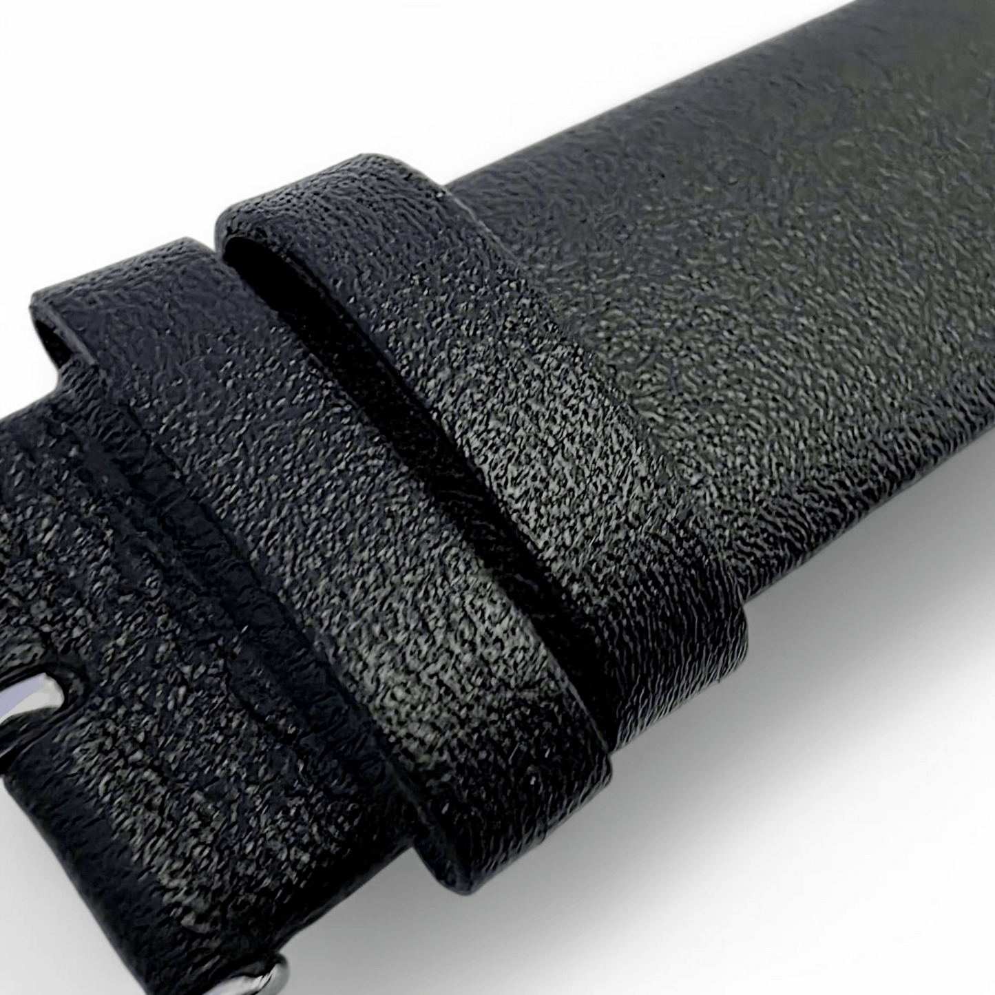 Piu Bello Italian Leather Strap for Apple Watch Black - Wrist Envy