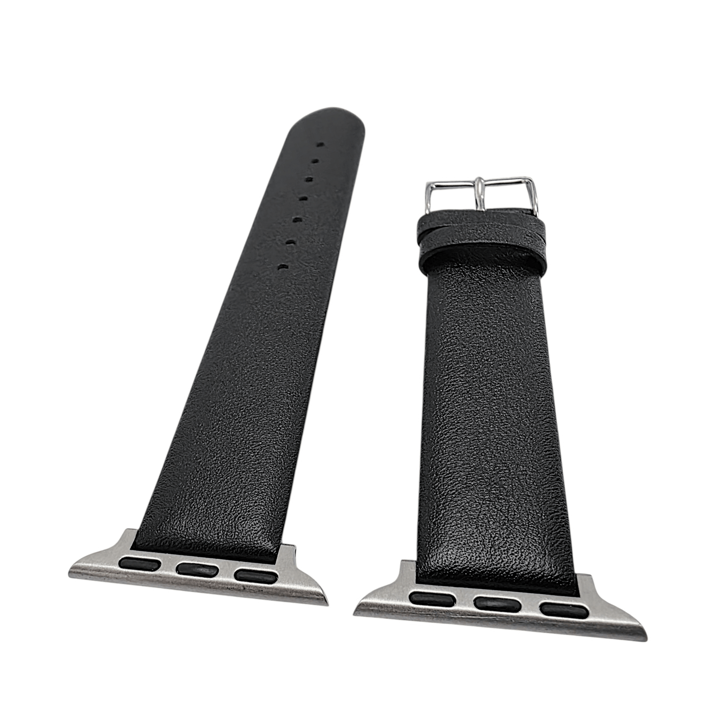 Piu Bello Italian Leather Strap for Apple Watch Black - Wrist Envy