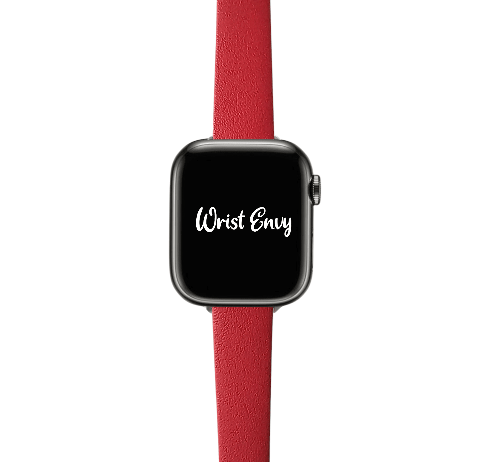 Piu Bello Italian Leather Strap for Apple Watch Crimson Red - Wrist Envy