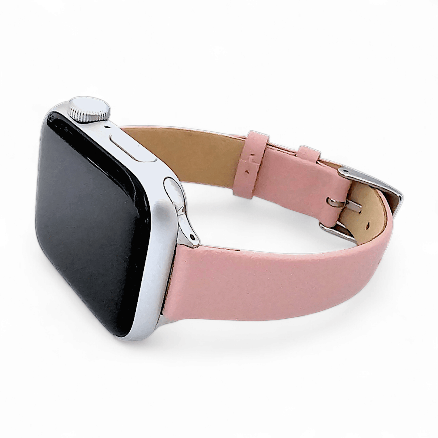 Piu Bello Italian Leather Strap for Apple Watch Dusty Pink - Wrist Envy