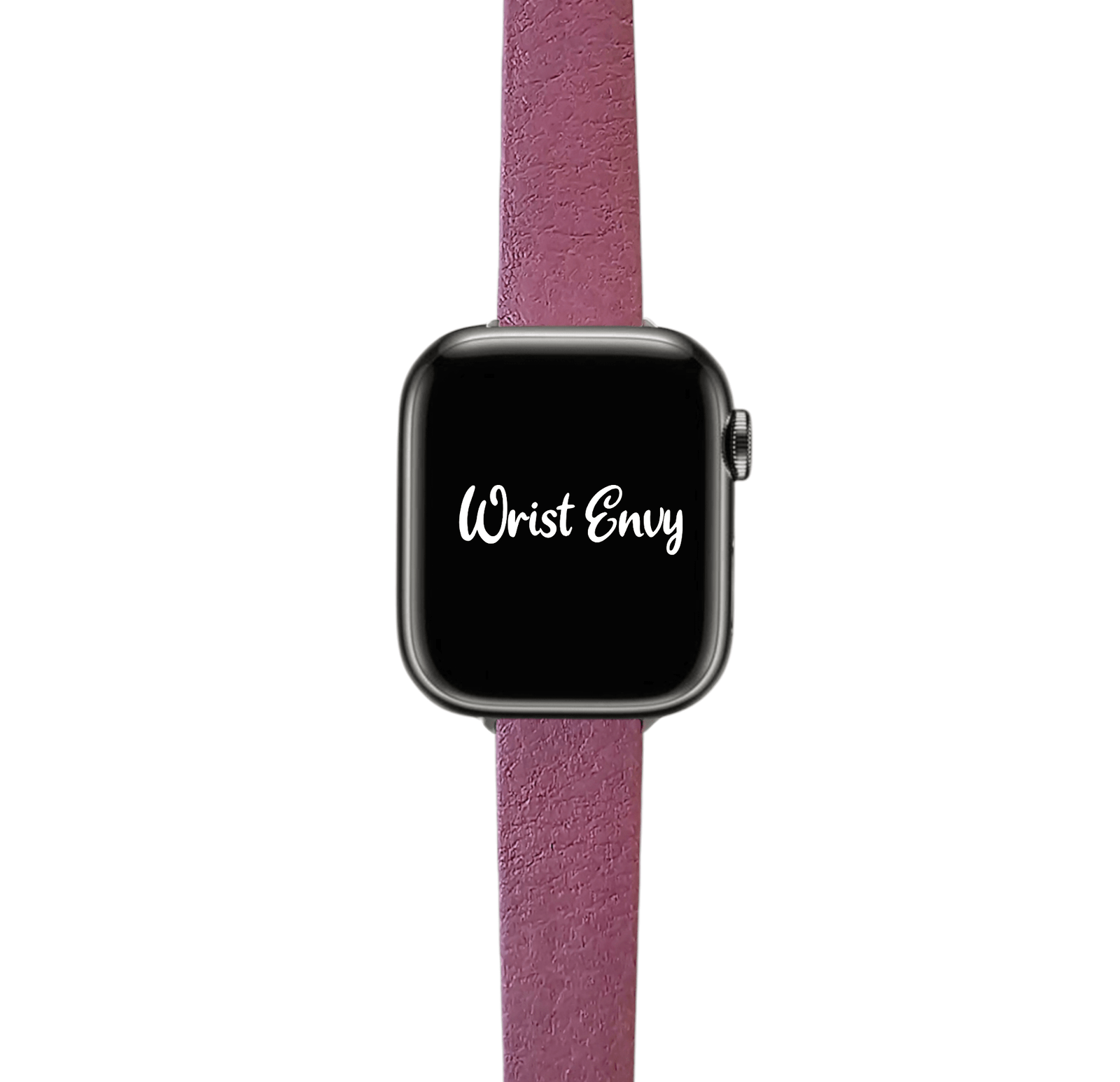 Piu Bello Italian Leather Strap for Apple Watch English Violet - Wrist Envy