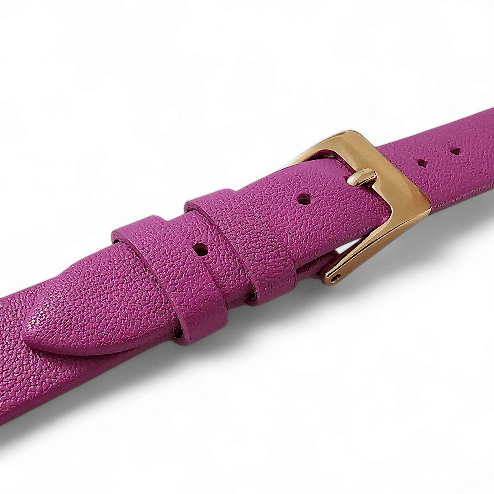 Piu Bello Italian Leather Strap for Apple Watch Rouge Pink - Wrist Envy