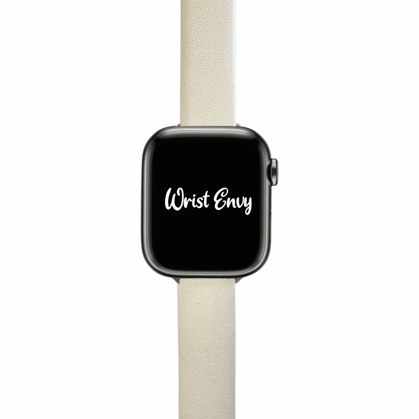 Piu Bello Italian Leather Strap for Apple Watch Starlight - Wrist Envy