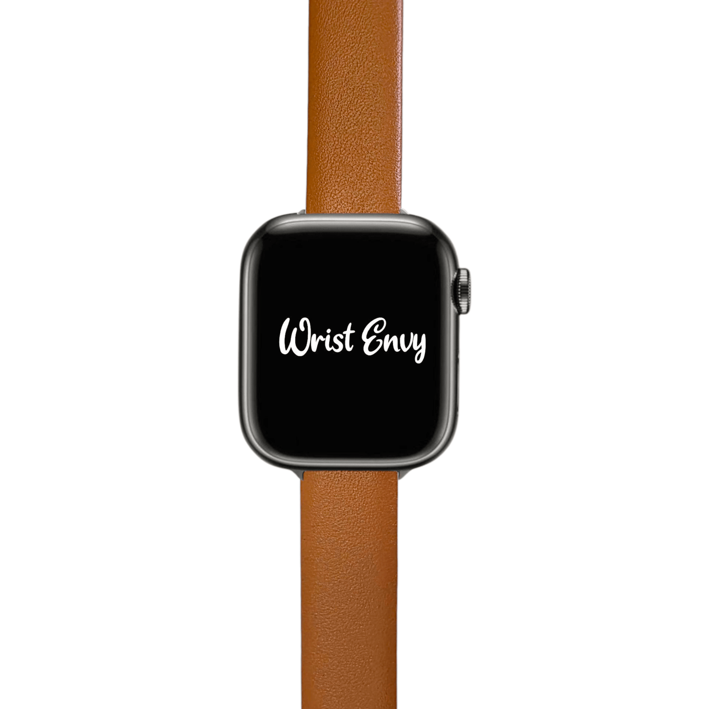 Piu Bello Italian Leather Strap for Apple Watch Tan Brown - Wrist Envy