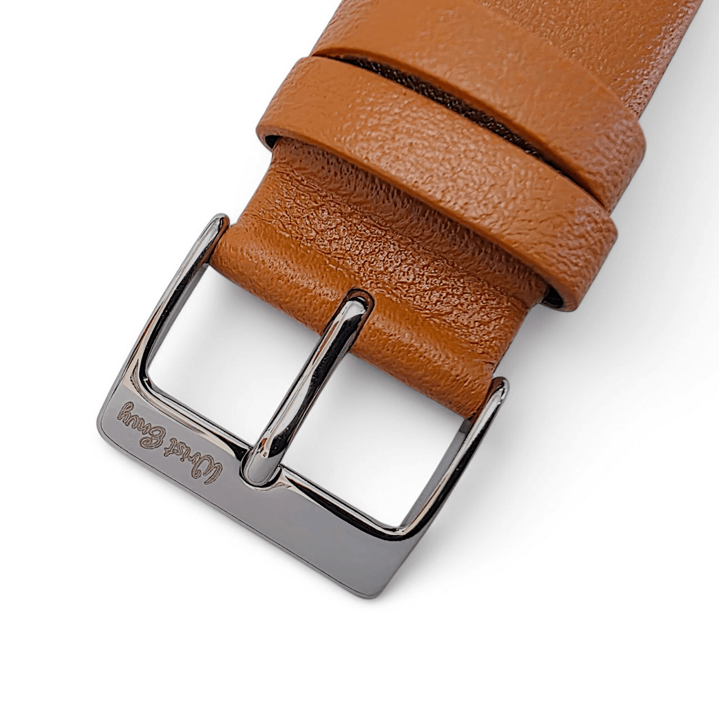 Piu Bello Italian Leather Strap for Apple Watch Tan Brown - Wrist Envy