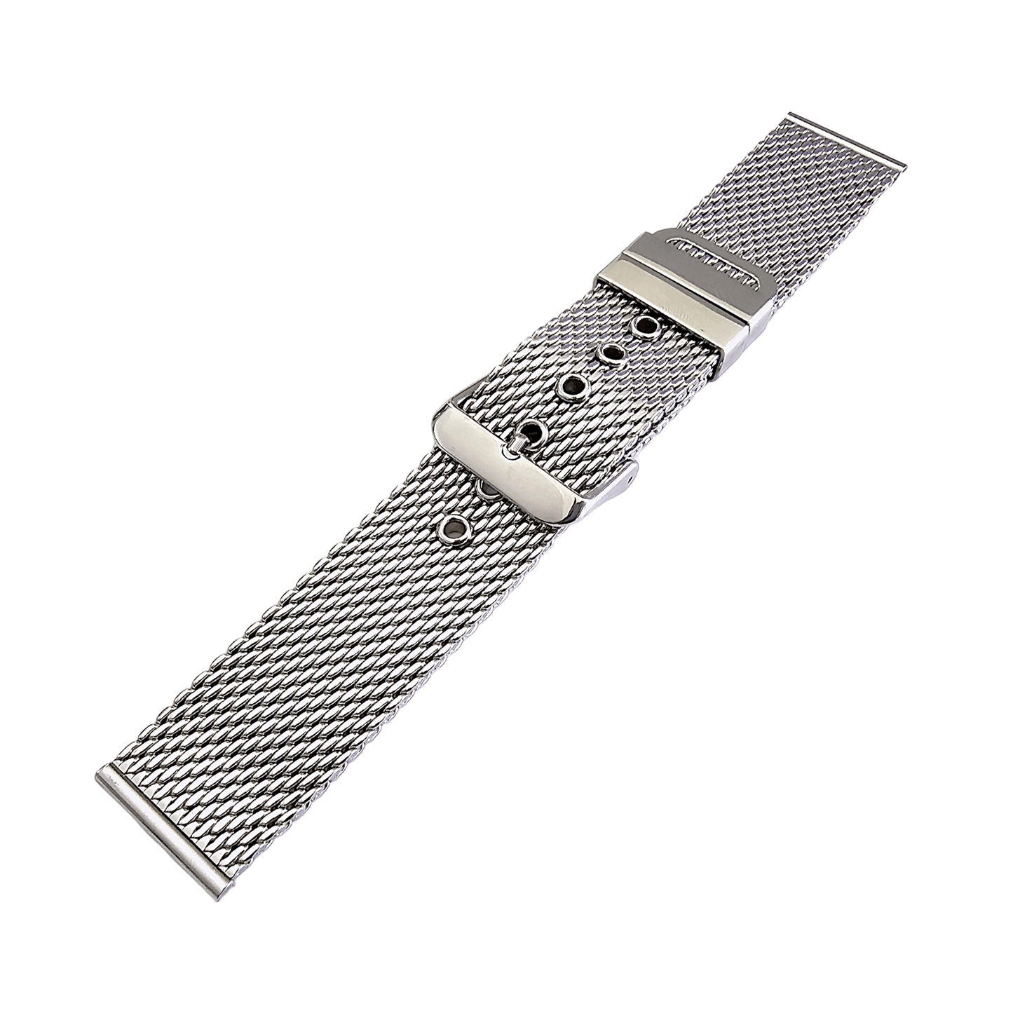 Premium 2.5mm Thick Shark Mesh Two Piece Milanese Heavy Duty Stainless Steel Watch Strap 18mm 20mm 22mm - Wrist Envy