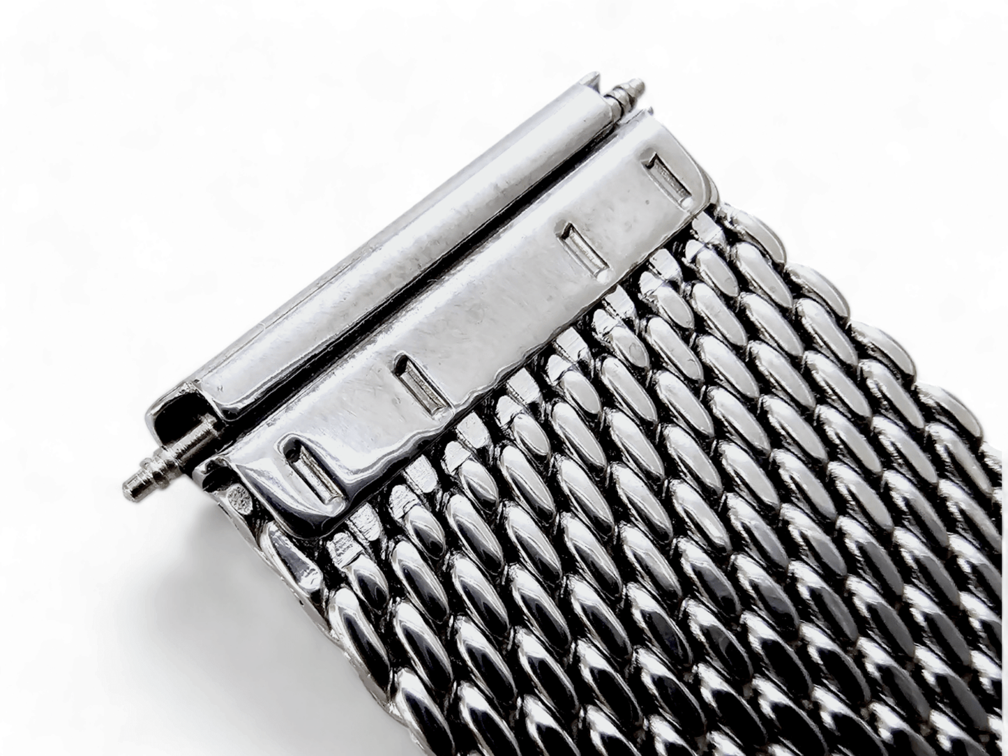 Premium 2.7mm Thick Heavy Shark Mesh Watch Strap Band Milanese Stainless Steel 18mm, 20mm, 22mm - Wrist Envy