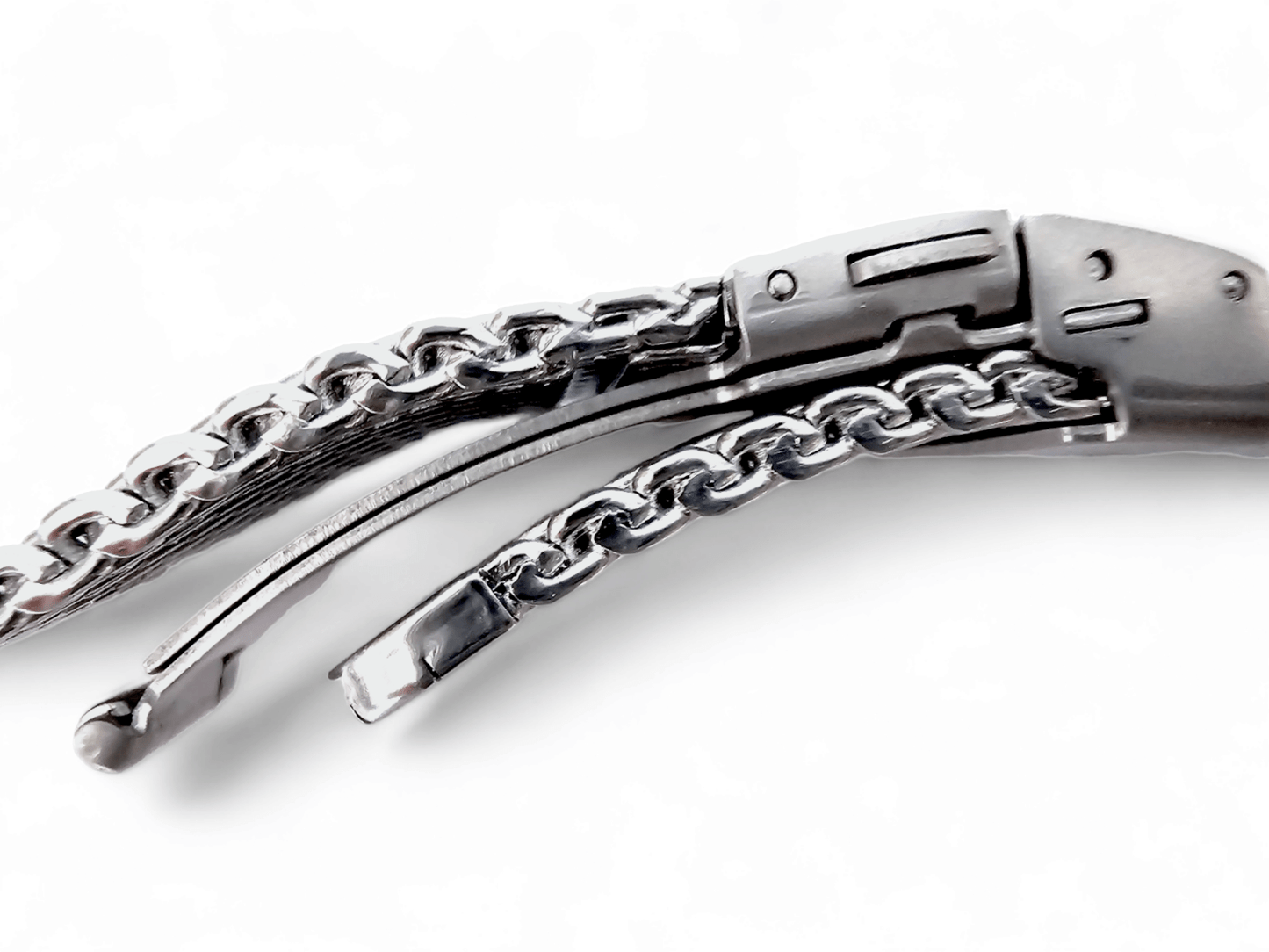 Premium 2.7mm Thick Heavy Shark Mesh Watch Strap Band Milanese Stainless Steel 18mm, 20mm, 22mm - Wrist Envy