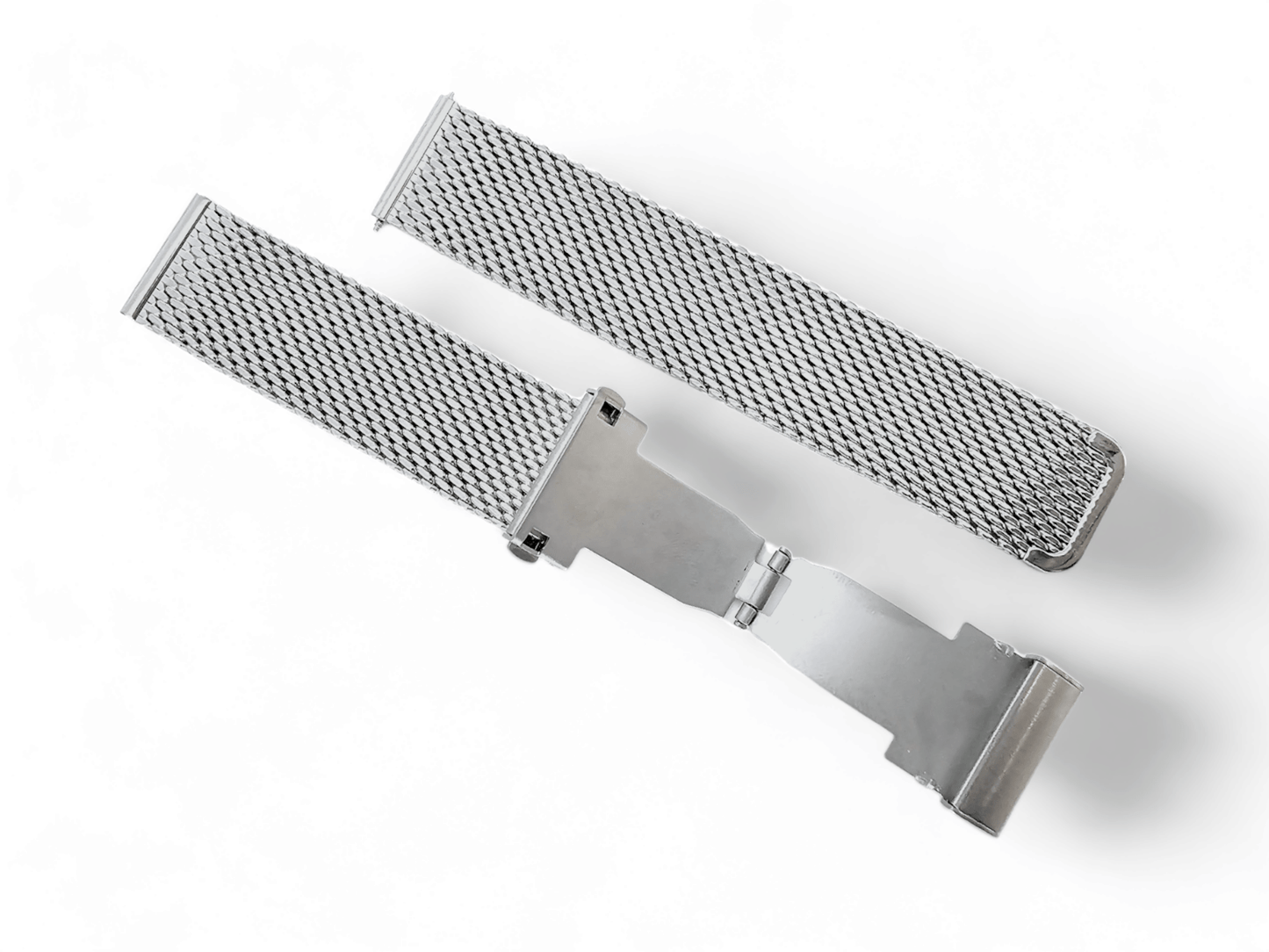 Premium 2.7mm Thick Heavy Shark Mesh Watch Strap Band Milanese Stainless Steel 18mm, 20mm, 22mm - Wrist Envy