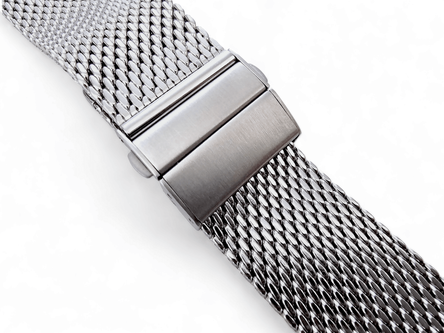 Premium 2.7mm Thick Heavy Shark Mesh Watch Strap Band Milanese Stainless Steel 18mm, 20mm, 22mm - Wrist Envy