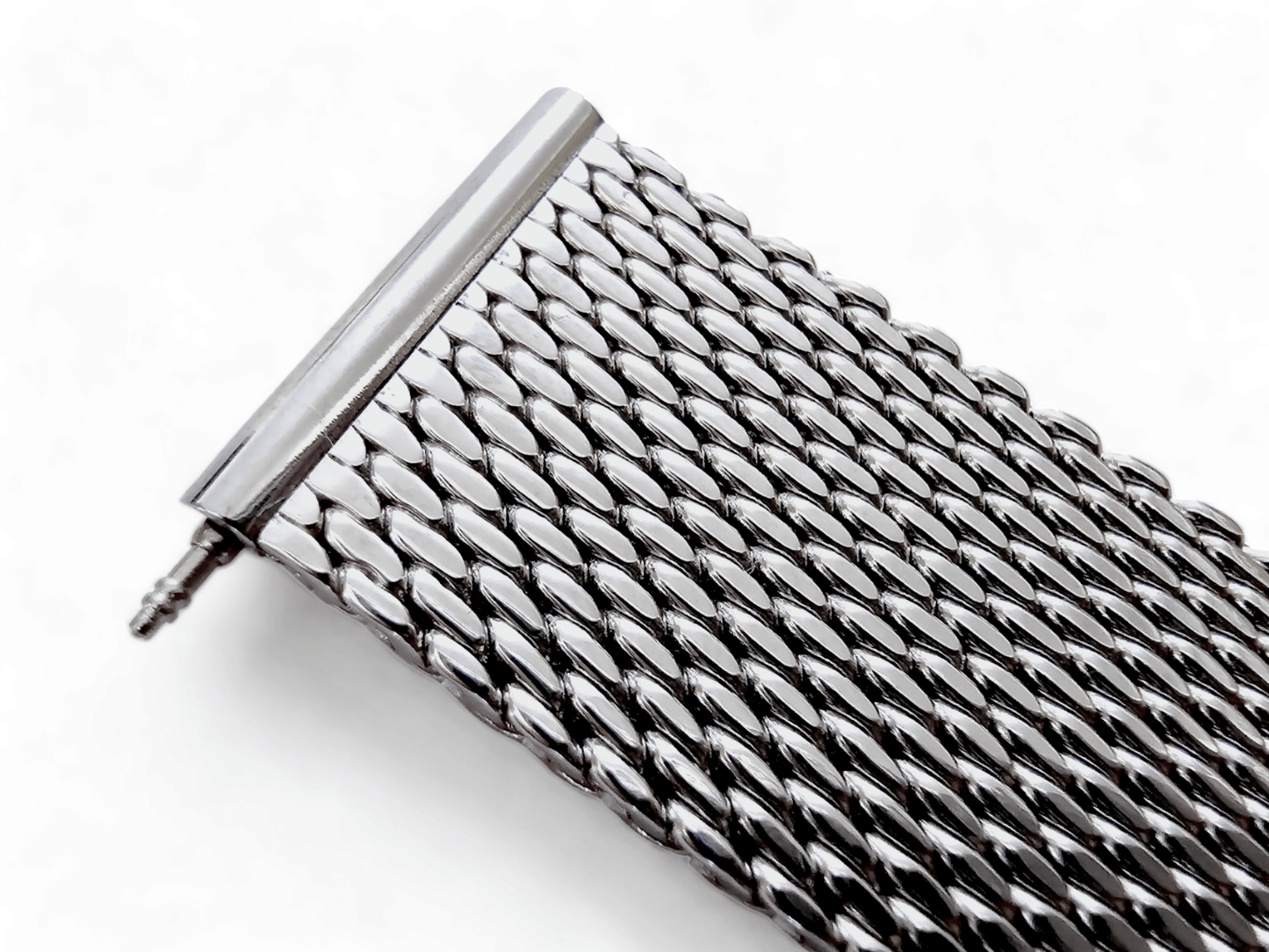 Premium 2.7mm Thick Heavy Shark Mesh Watch Strap Band Milanese Stainless Steel 18mm, 20mm, 22mm - Wrist Envy
