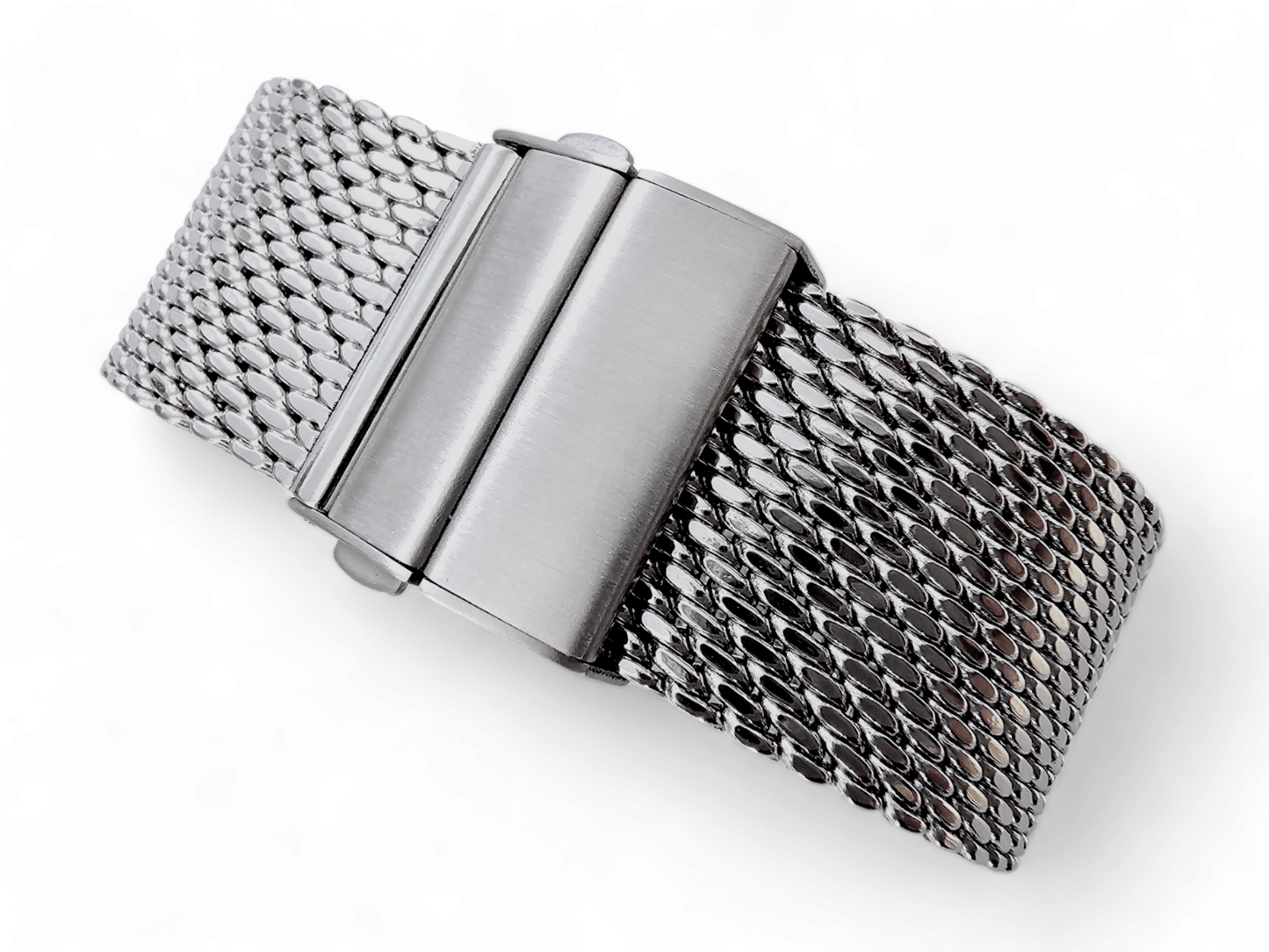 Premium 2.7mm Thick Heavy Shark Mesh Watch Strap Band Milanese Stainless Steel 18mm, 20mm, 22mm - Wrist Envy