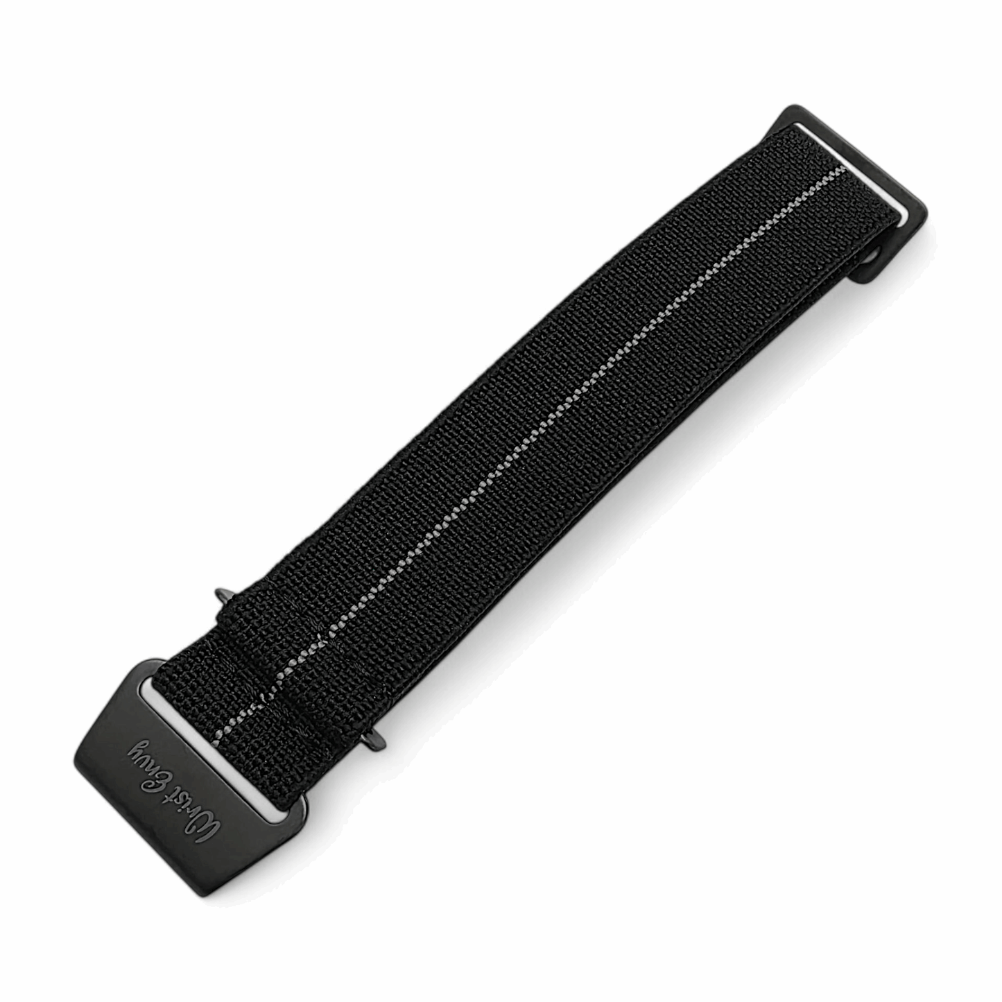 Premium Black Clasp Elastic Nylon French Marine Nationale Watch Strap Band 20mm 22mm - Wrist Envy