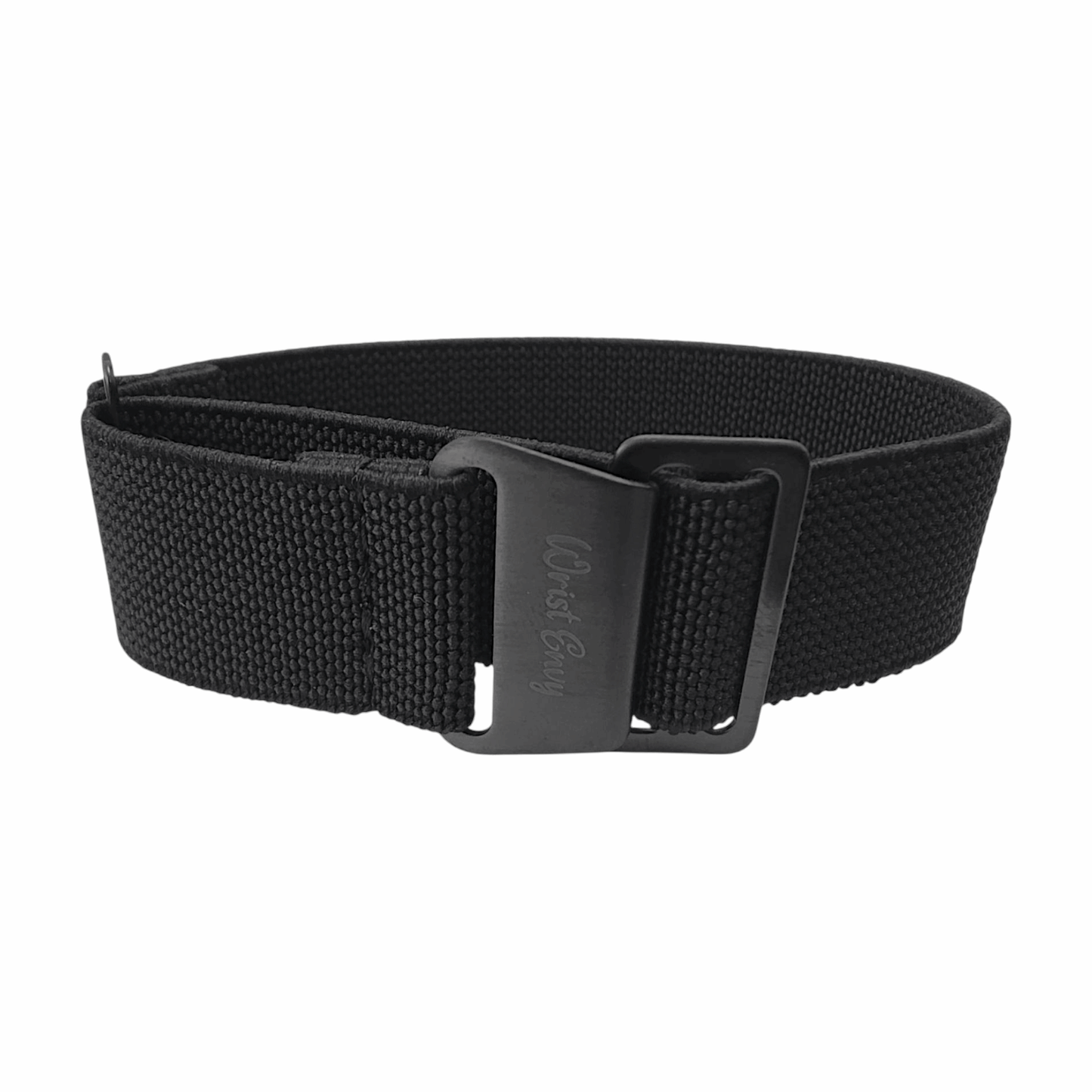 Premium Black Clasp Elastic Nylon French Marine Nationale Watch Strap Band 20mm 22mm - Wrist Envy