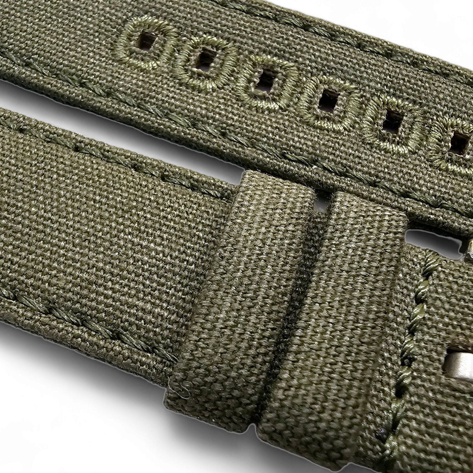 Premium Canvas Sailcloth Watch Strap Band Field Mens Quick Release 20mm 22mm UK - Wrist Envy